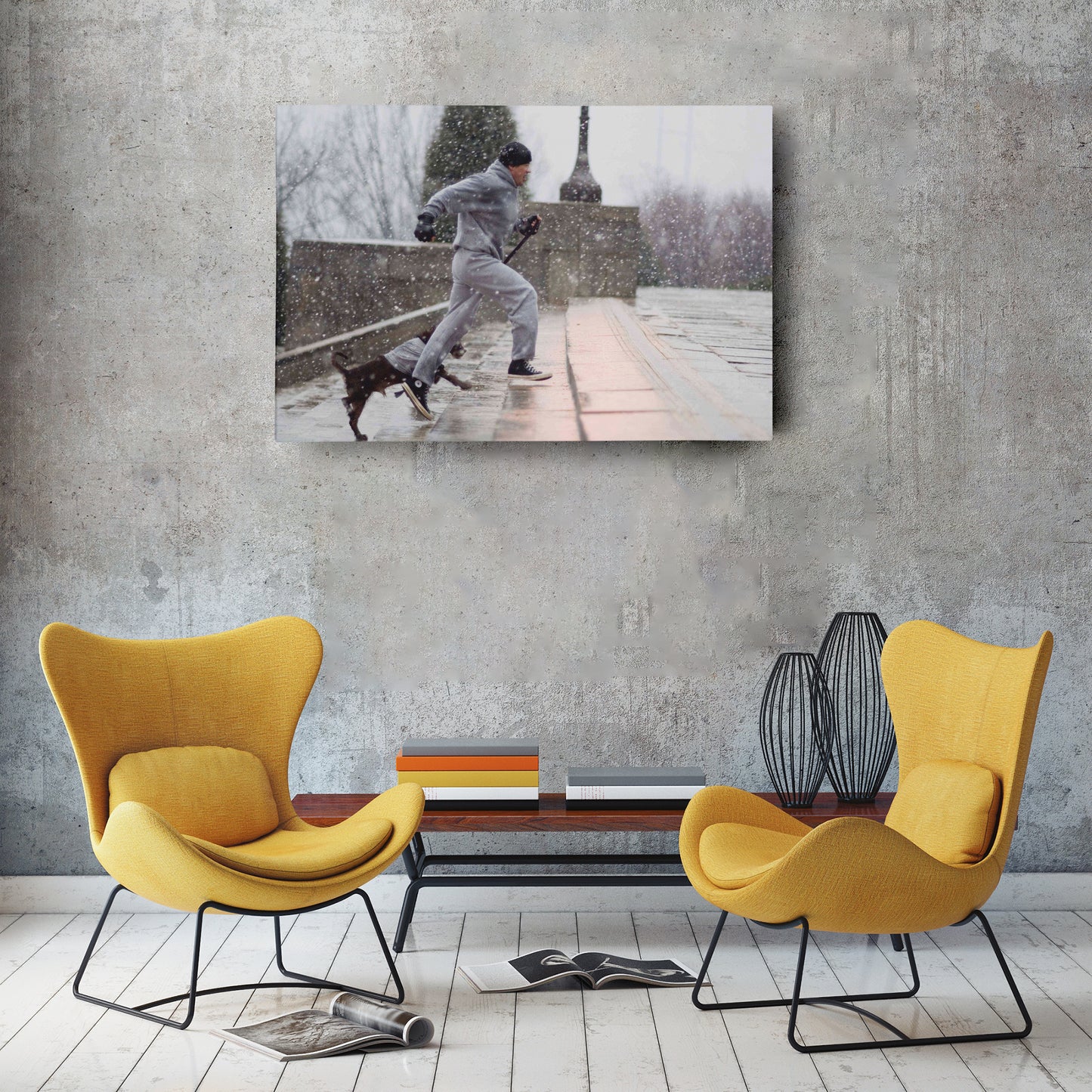 Rocky Balboa Boxing Canvas Wall Art – Legendary Movie Icon Decor