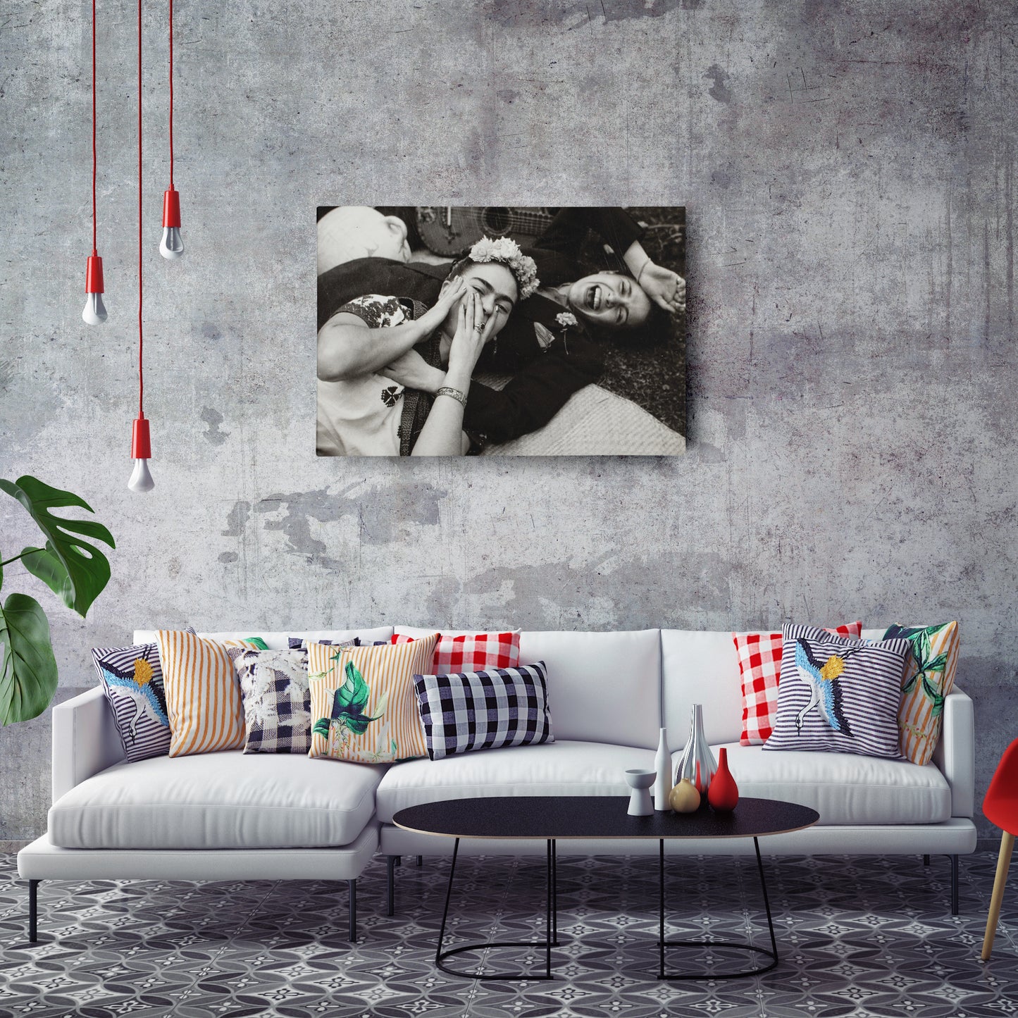 Frida Kahlo and Friend Canvas Wall Art – Painter's Legacy Home Decor