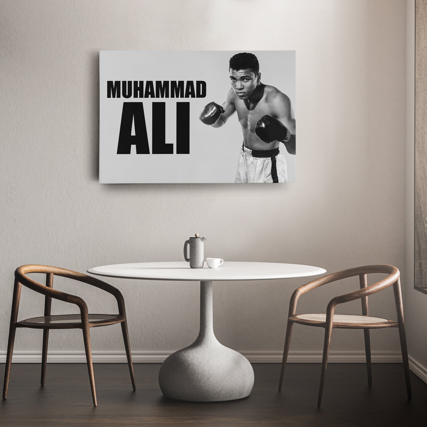 Muhammad Ali Young Canvas Wall Art – Boxing Legend Early Years Decor