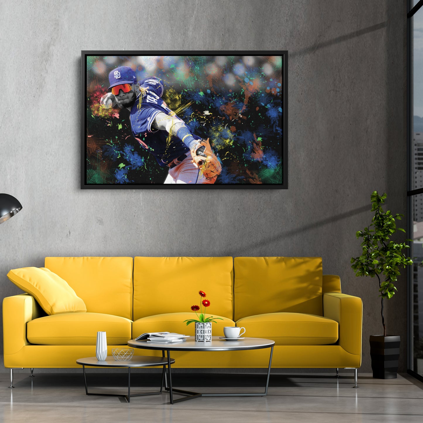 Fernando Tatis Jr. San Diego Padres MLB Canvas Wall Art – Baseball Star Poster