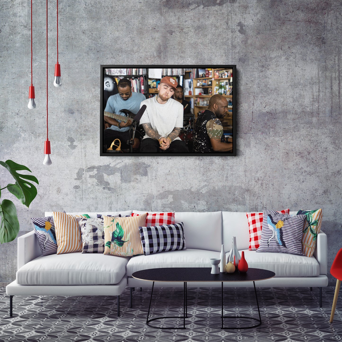 Mac Miller Poster Rapper Canvas Art – A Musical Masterpiece