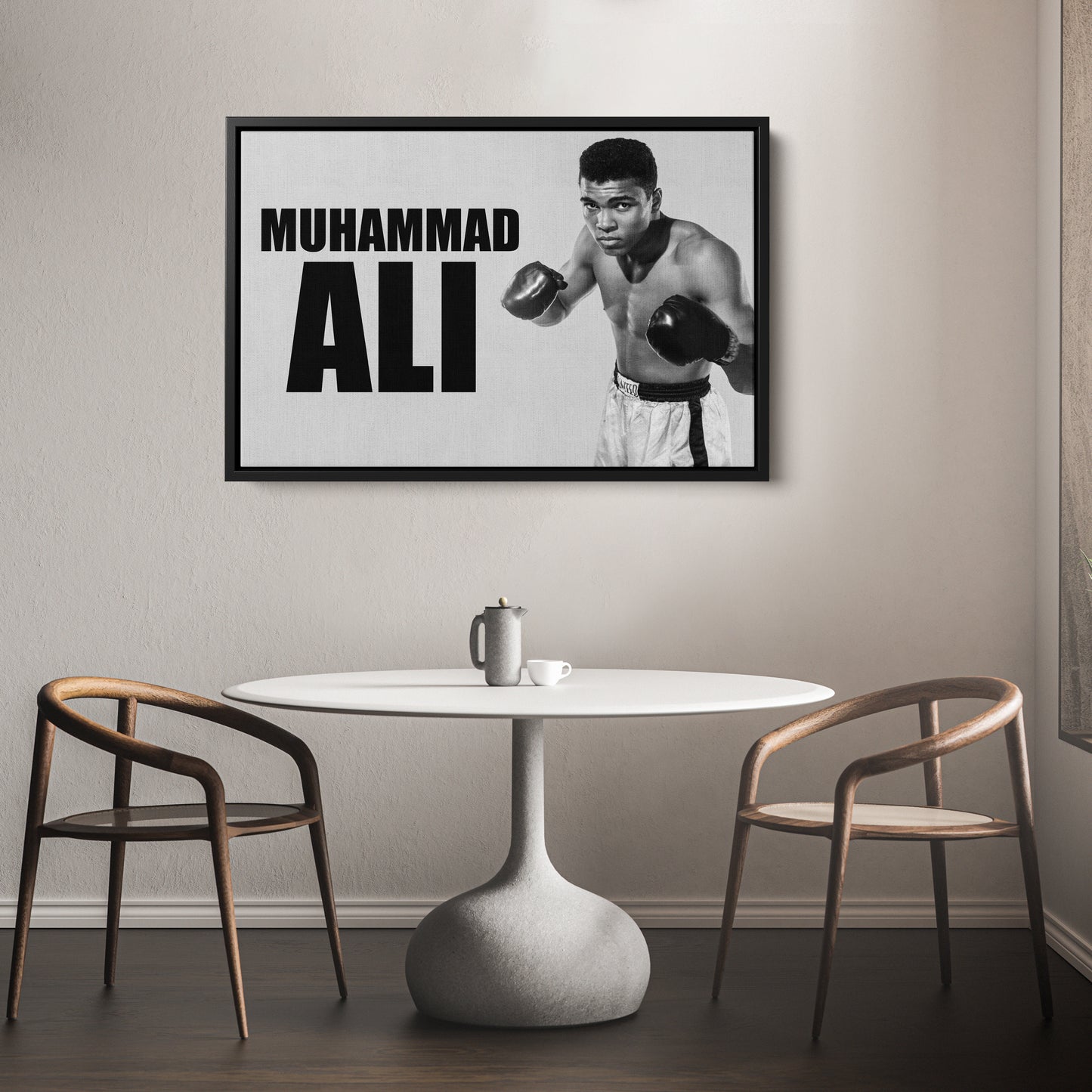 Muhammad Ali Young Canvas Wall Art – Boxing Legend Early Years Decor