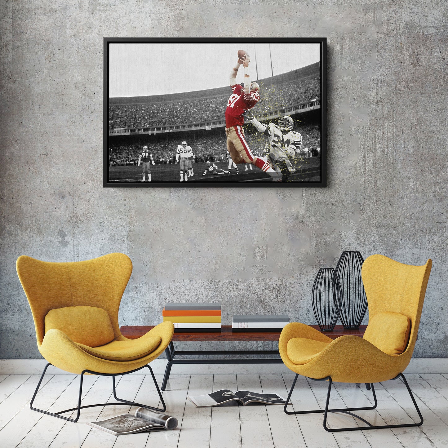 The Catch 49ers vs. Cowboys Canvas Art - NFL Football Wall Decor