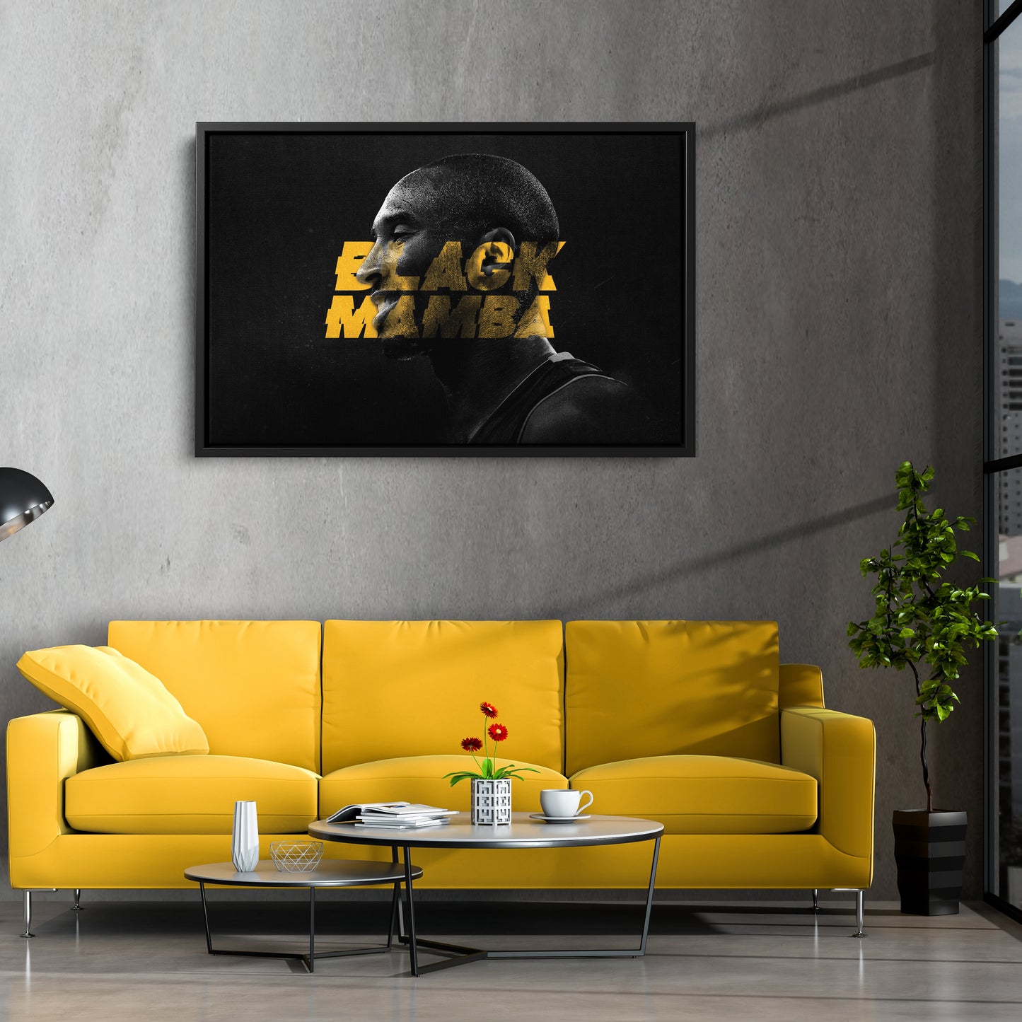 Kobe Bryant Mamba Forever Canvas Wall Art – Forever a Legend