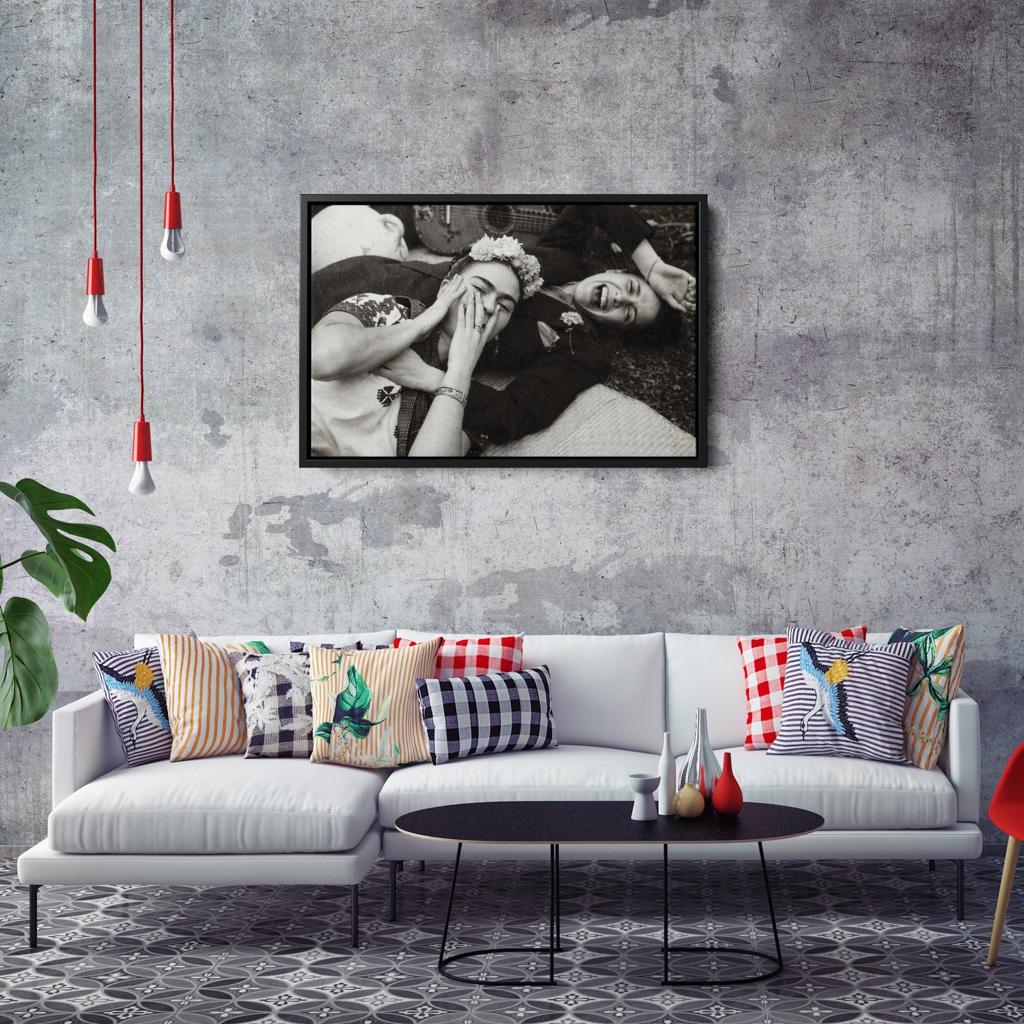 Frida Kahlo and Friend Canvas Wall Art – Painter's Legacy Home Decor