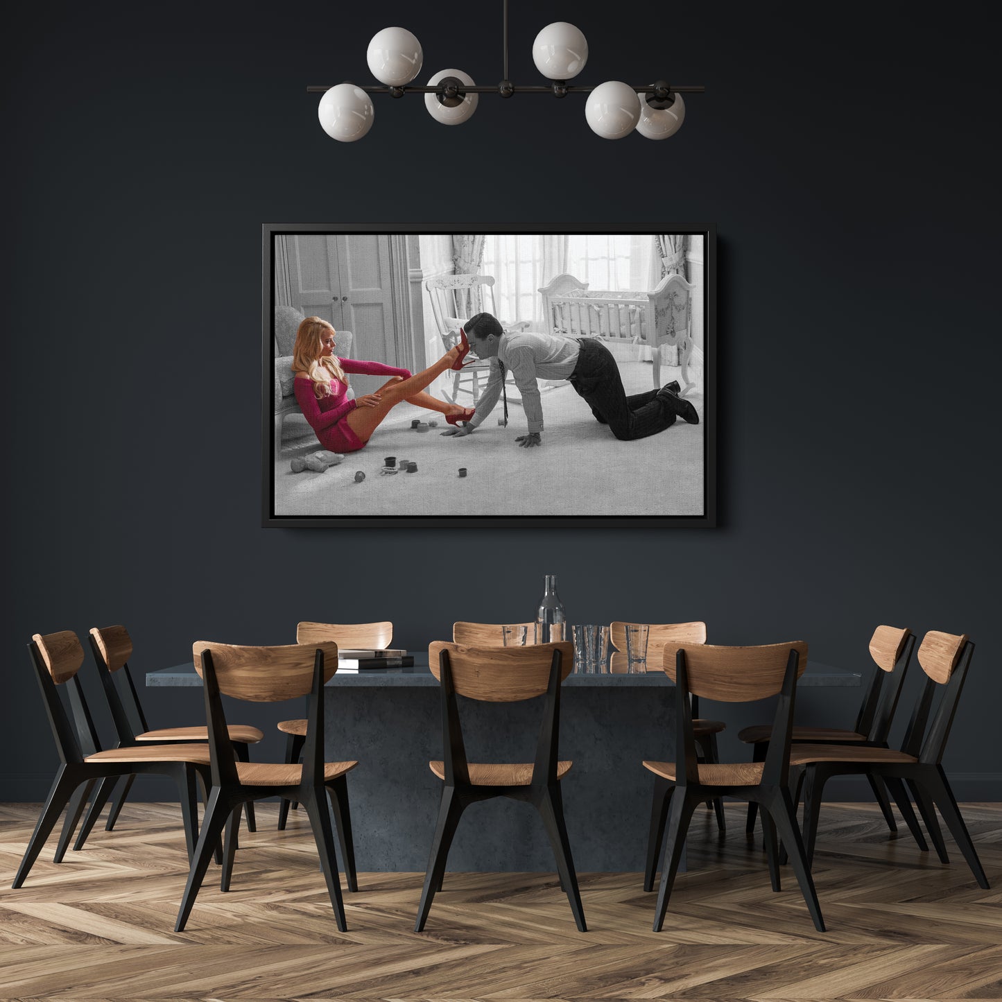 The Wolf of Wall Street Jordan Belfort & DiCaprio – Canvas Wall Art Decor