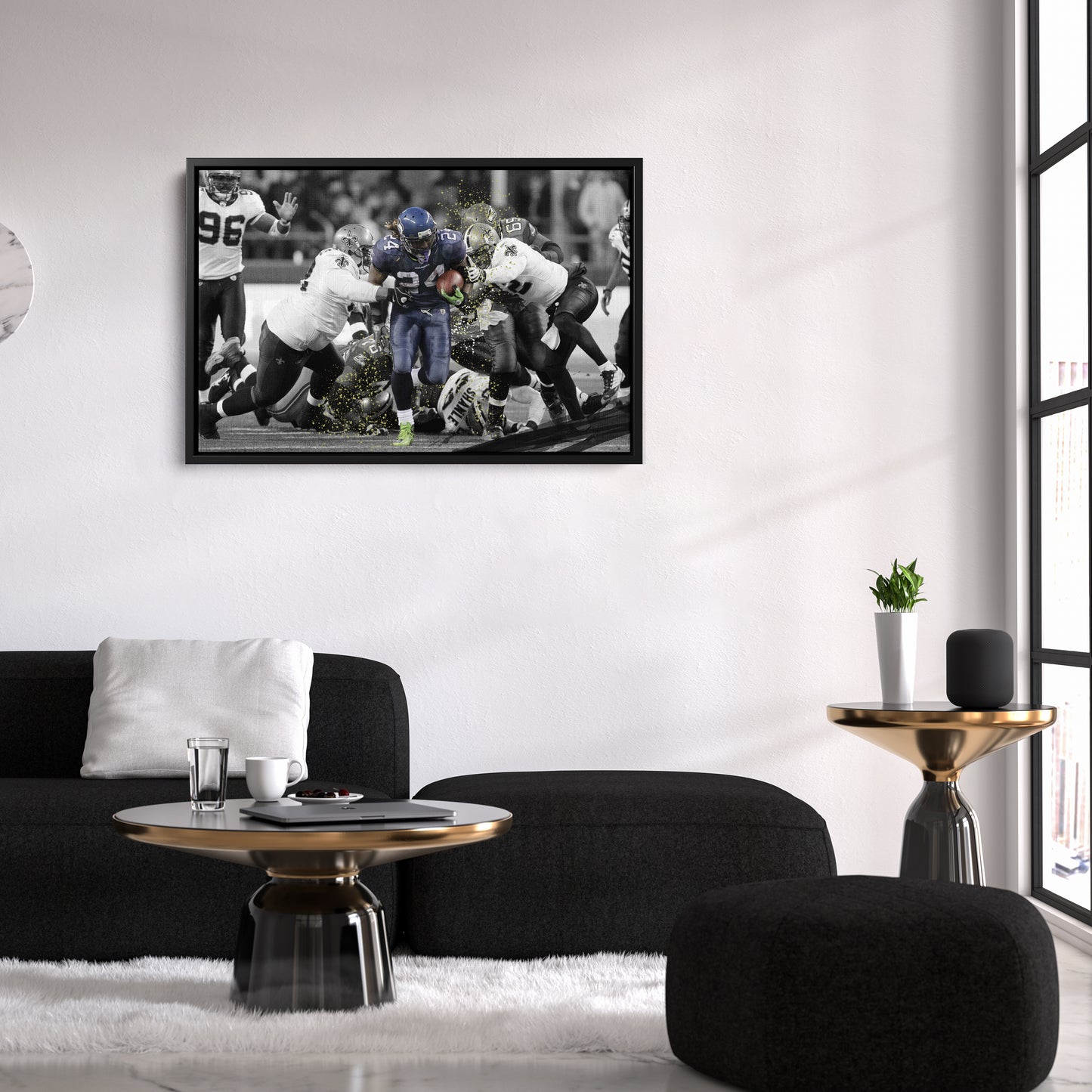 The Beast Quake Seattle Seahawks Canvas Art - NFL Sports Decor Poster