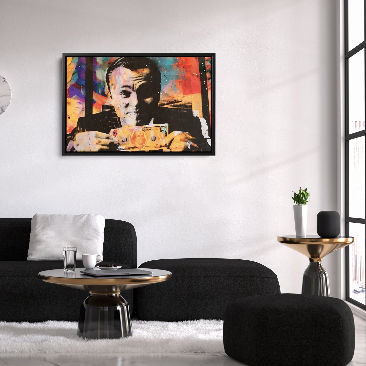 The Wolf of Wall Street Poster – Leonardo DiCaprio Canvas Wall Art Home Decor