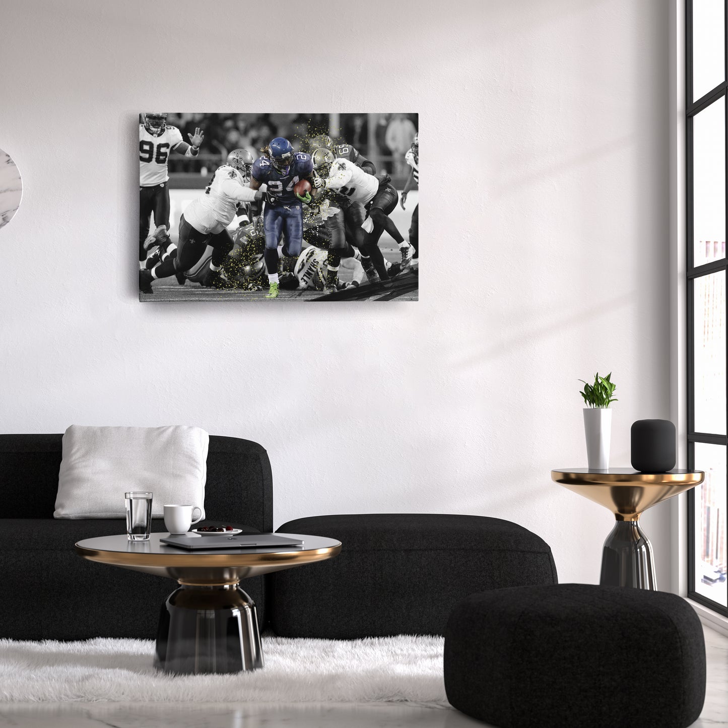 The Beast Quake Seattle Seahawks Canvas Art - NFL Sports Decor Poster