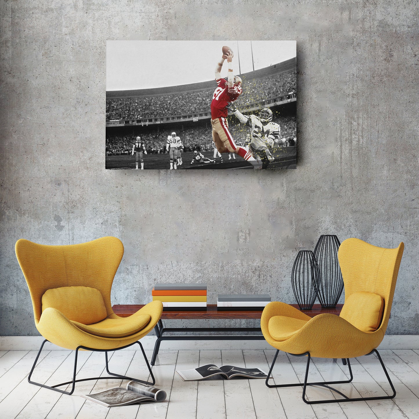 The Catch 49ers vs. Cowboys Canvas Art - NFL Football Wall Decor
