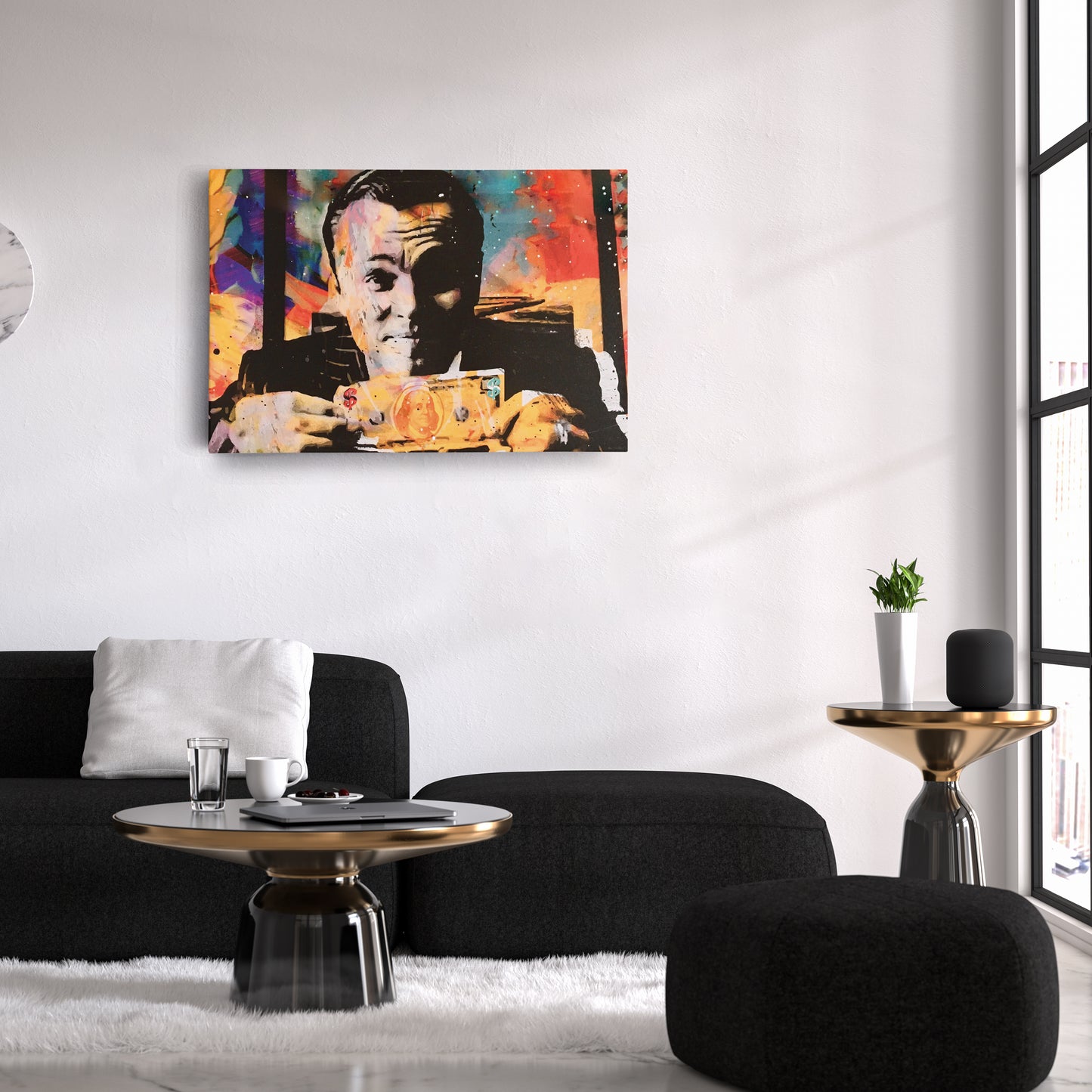The Wolf of Wall Street Poster – Leonardo DiCaprio Canvas Wall Art Home Decor