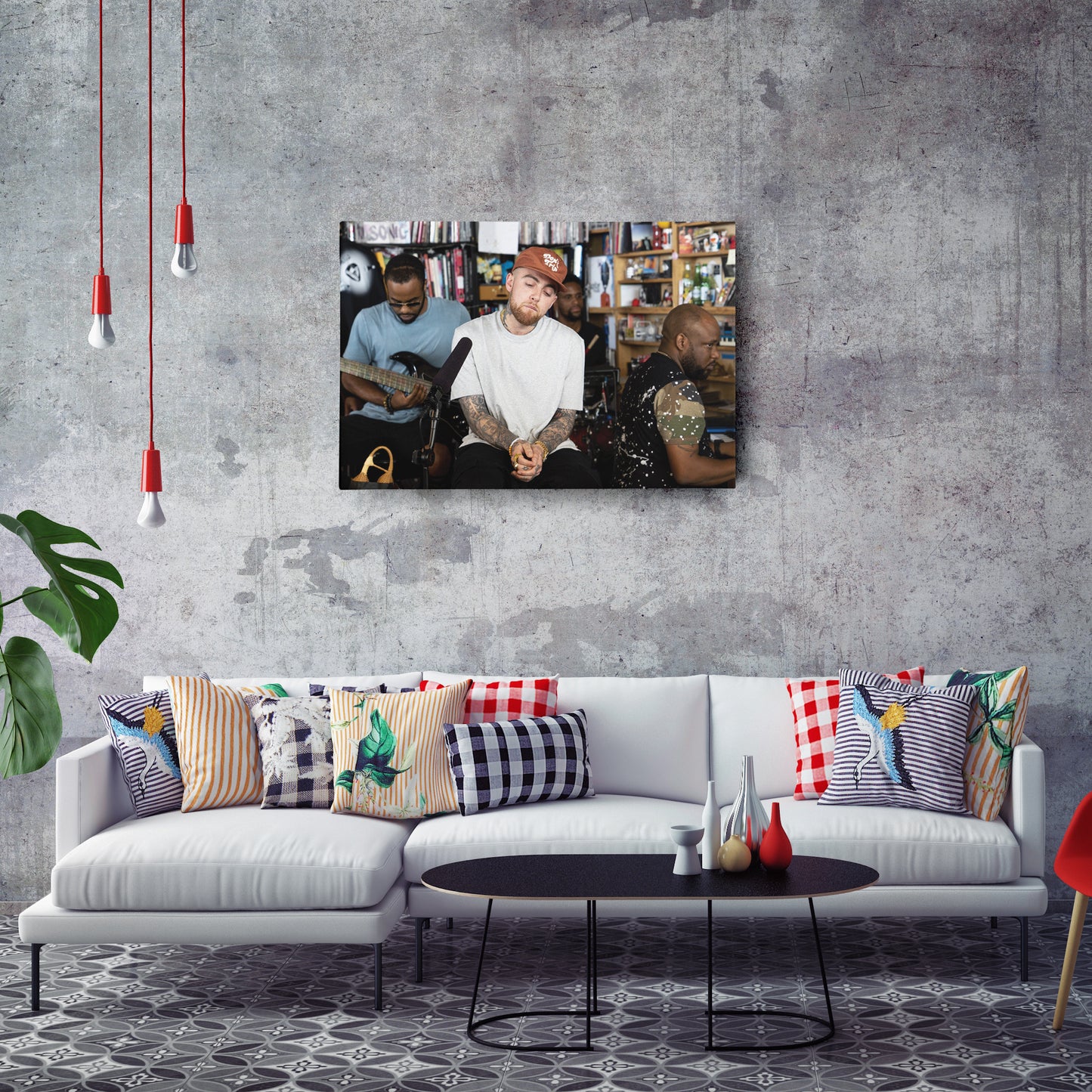 Mac Miller Poster Rapper Canvas Art – A Musical Masterpiece