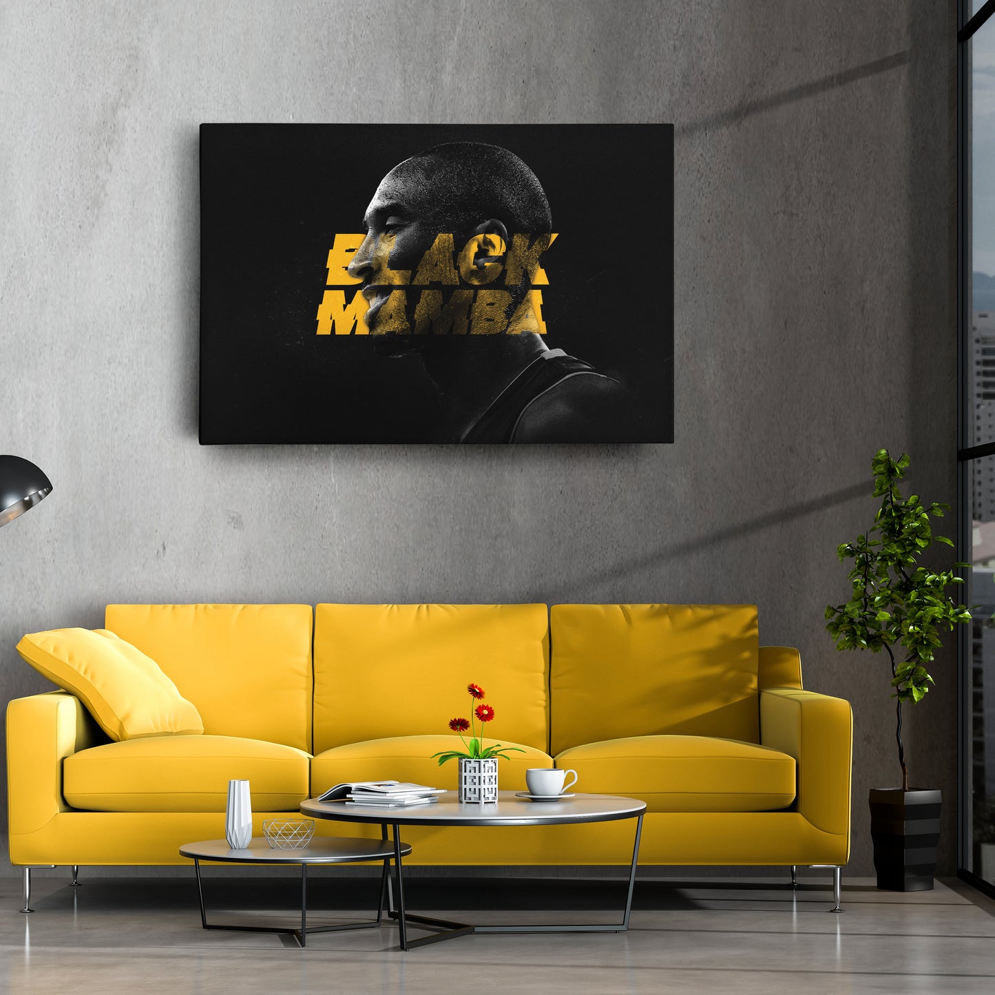 Kobe Bryant Mamba Forever Canvas Wall Art – Forever a Legend