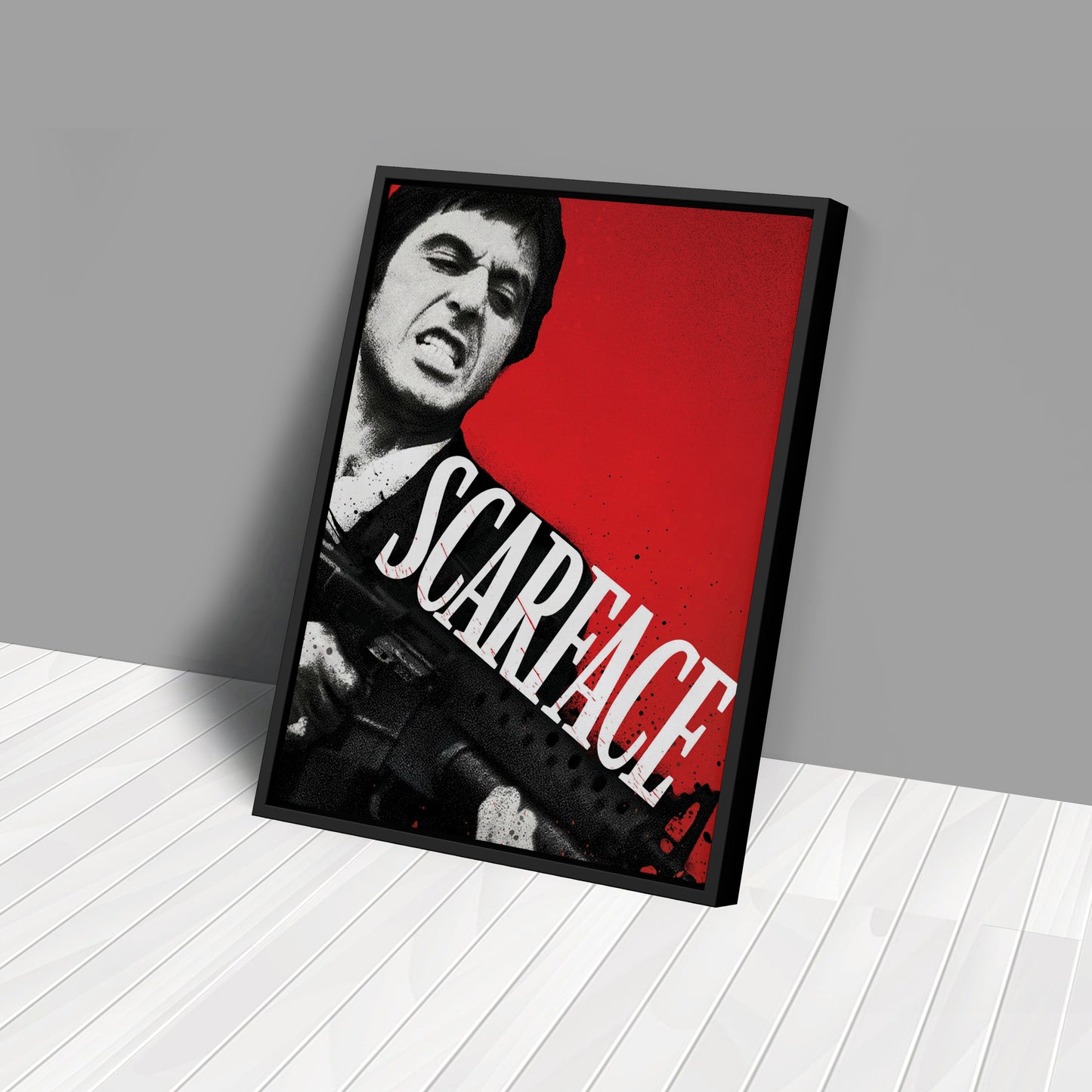 Scarface Movie Canvas Wall Art – Iconic Gangster Film Decor