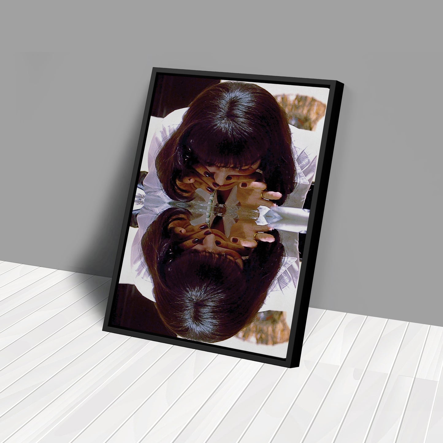 Pulp Fiction Movie Scene Poster – Canvas Wall Art Framed Home Decor