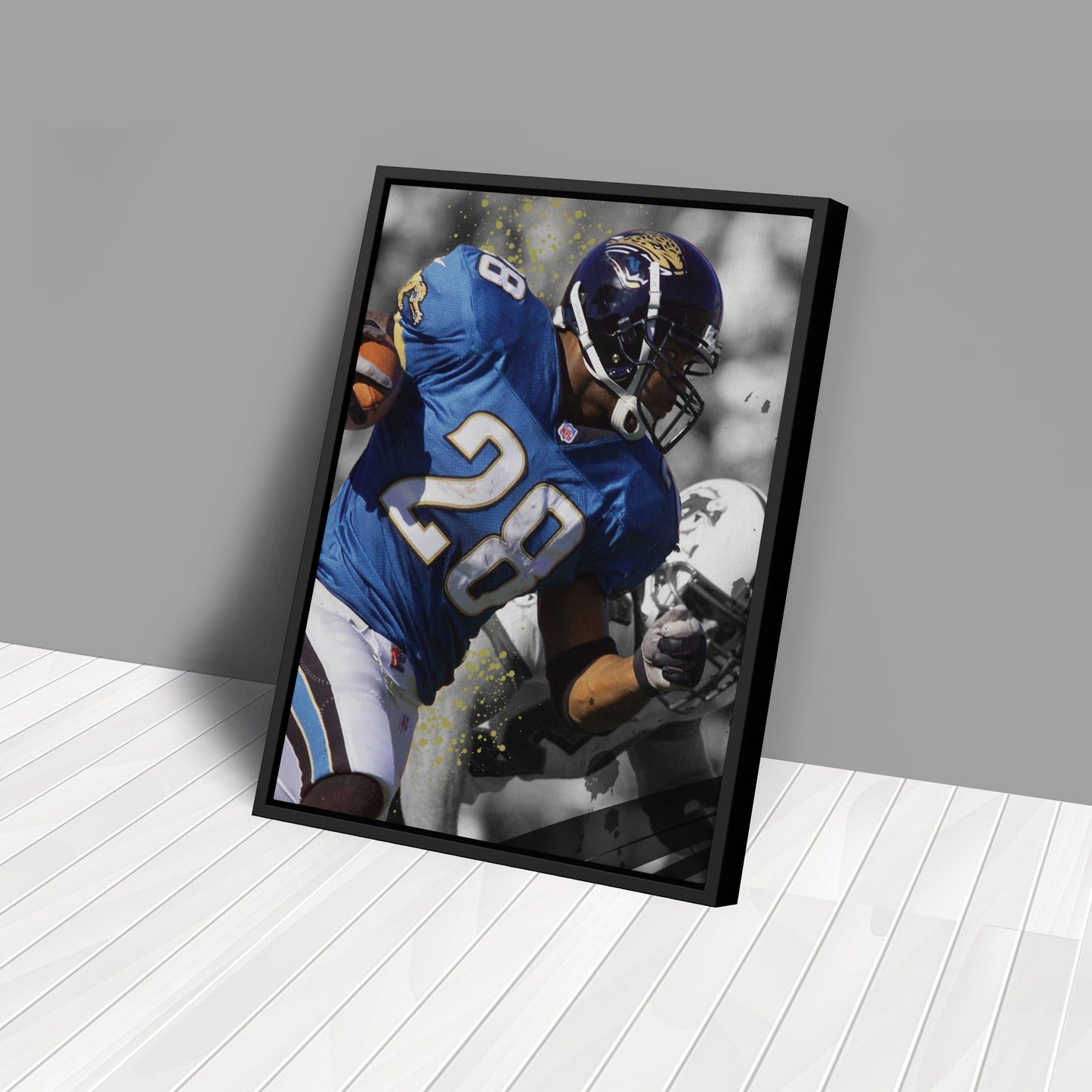 Taylor's 90-Yard Touchdown Jaguars Canvas Art - NFL Wall Decor Print
