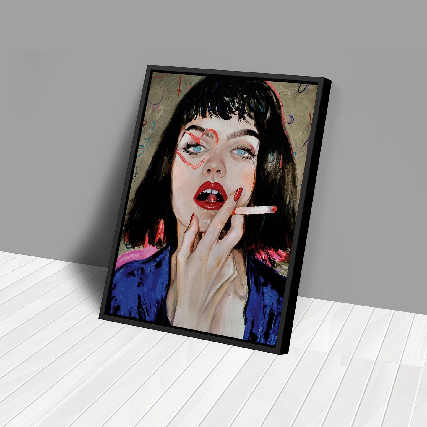 Fantasy Woman - Acrylic & Oil Painting Canvas Wall Art Decor