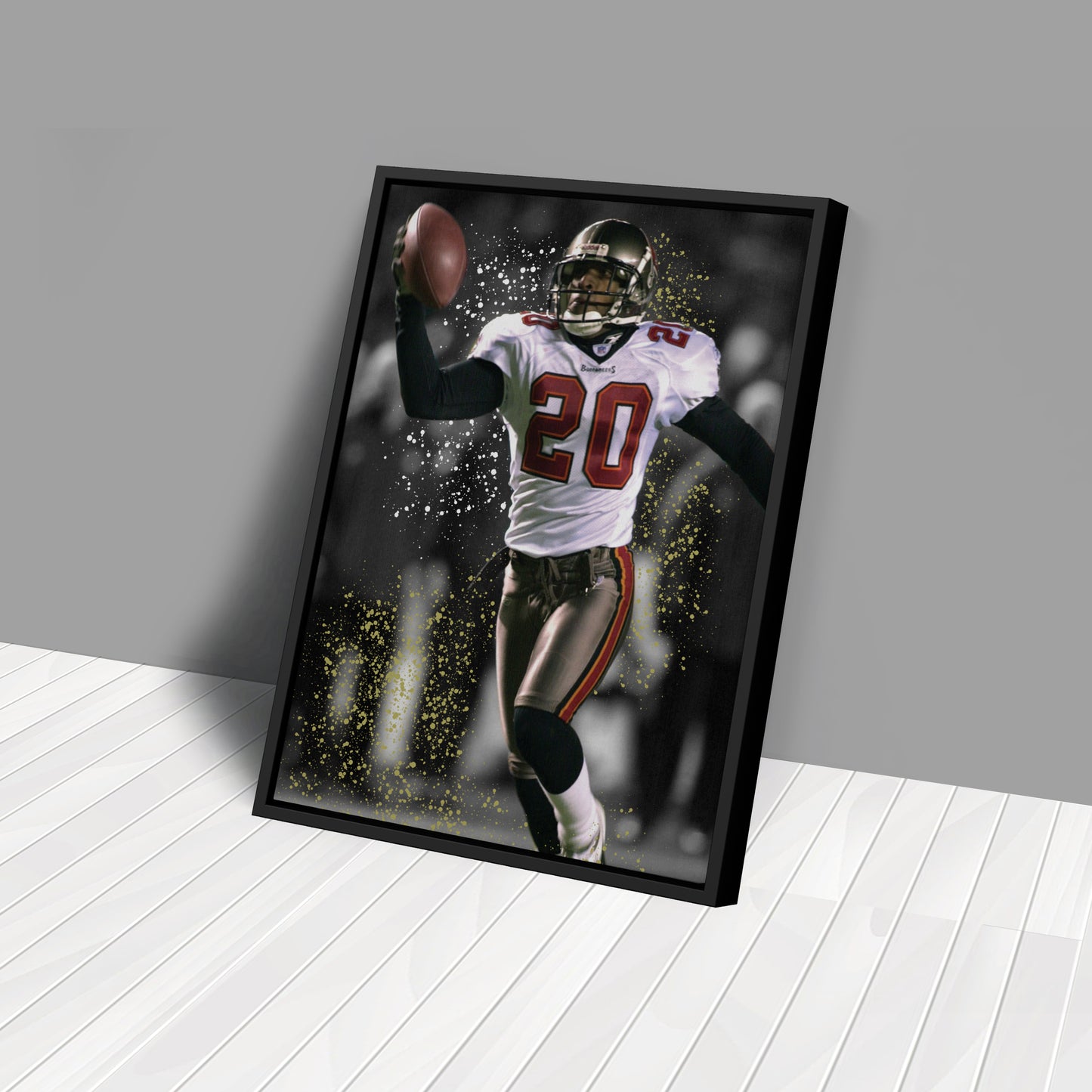 Barber’s Pick-6 Tampa Bay Buccaneers Canvas Wall Art Decor - NFL Game Moment