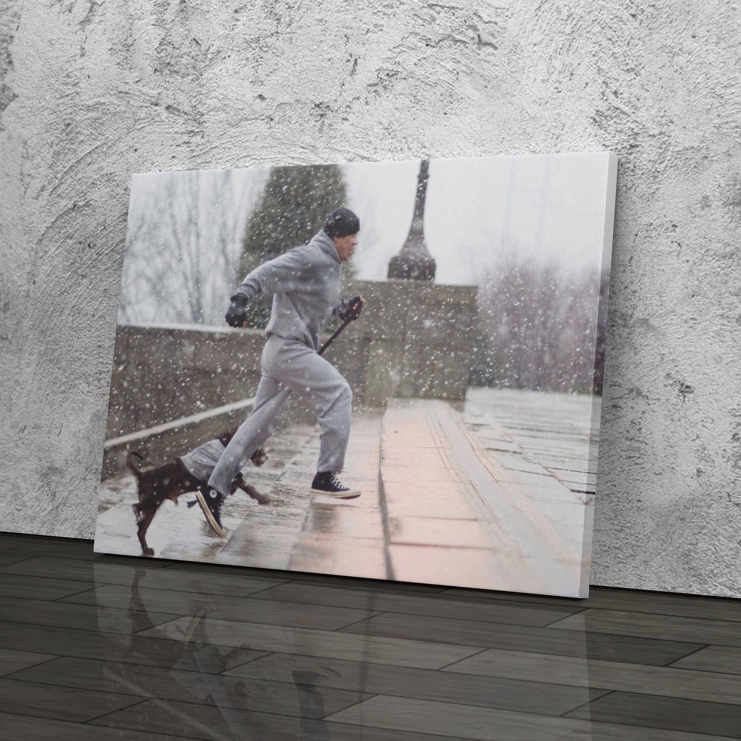 Rocky Balboa Boxing Canvas Wall Art – Legendary Movie Icon Decor