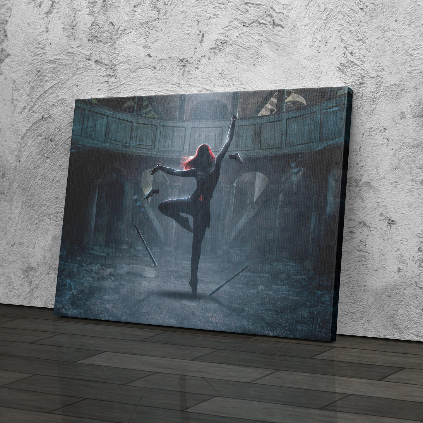Black Widow Poster Marvel - Canvas Wall Art Decor