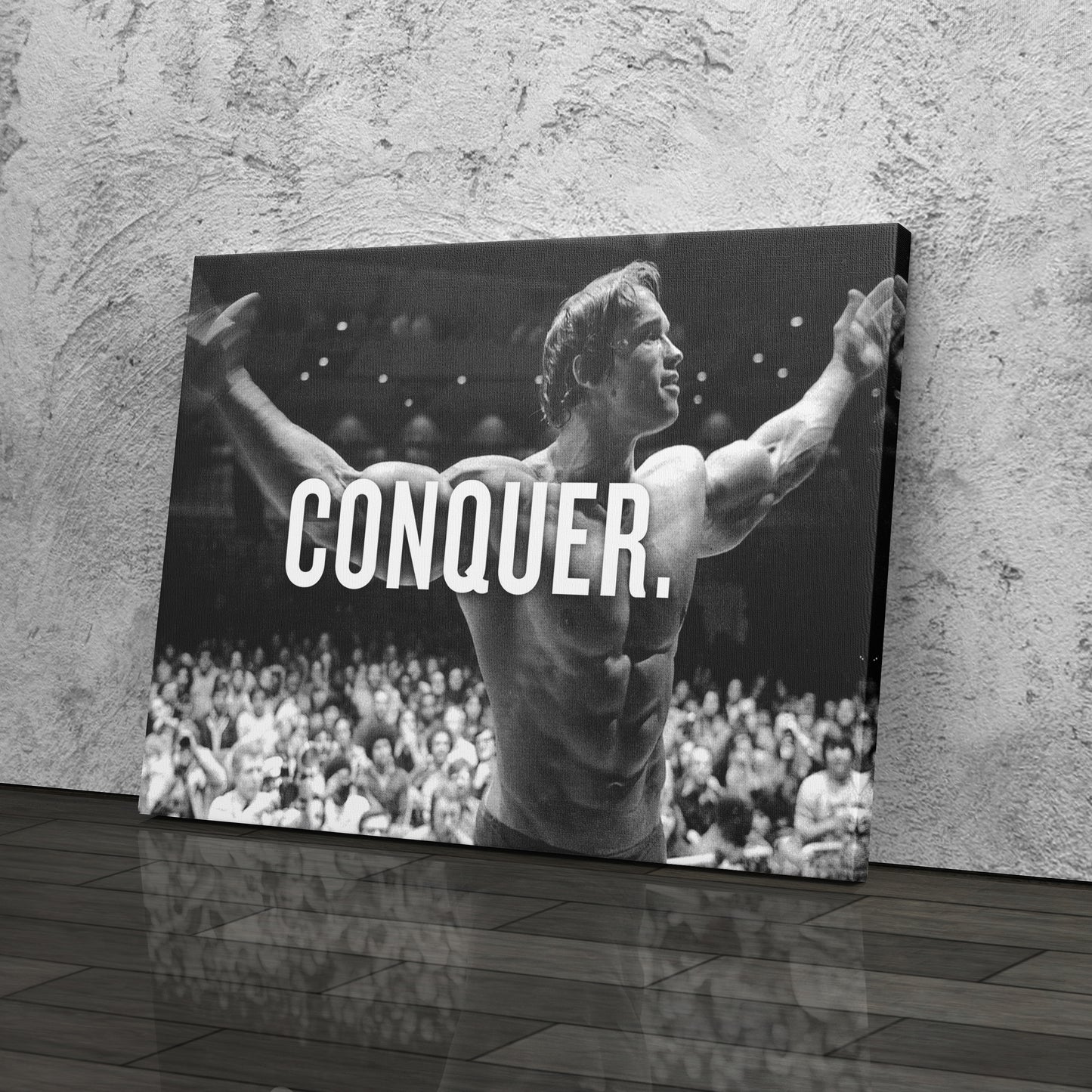Arnold Schwarzenegger Bodybuilding Canvas Print – Wall Art for Man Cave & Home Decor