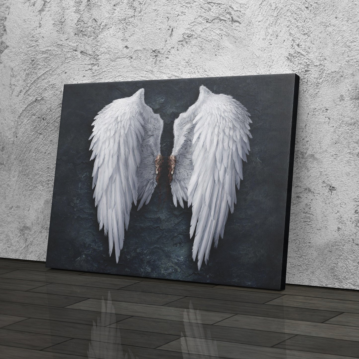 Banksy Angel White Wings Canvas Wall Art – Iconic Urban Art Print