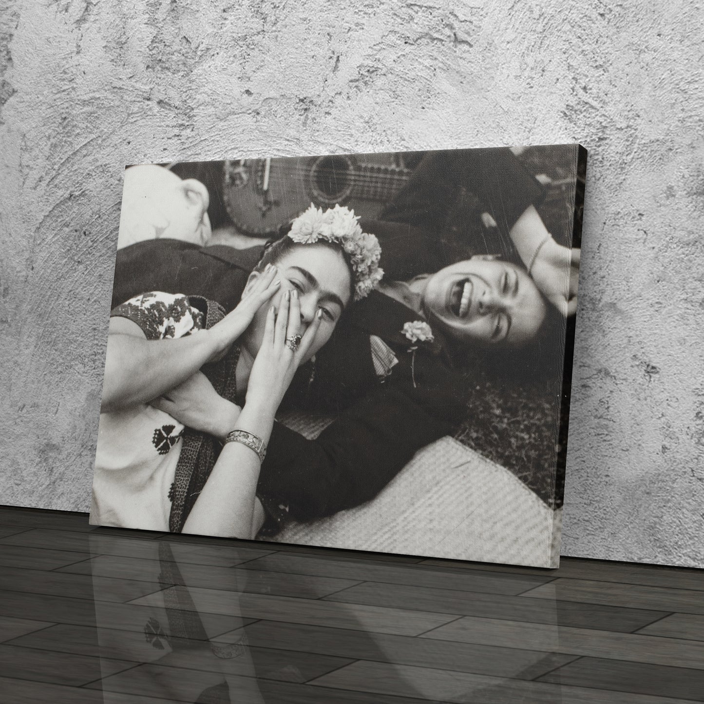 Frida Kahlo and Friend Canvas Wall Art – Painter's Legacy Home Decor