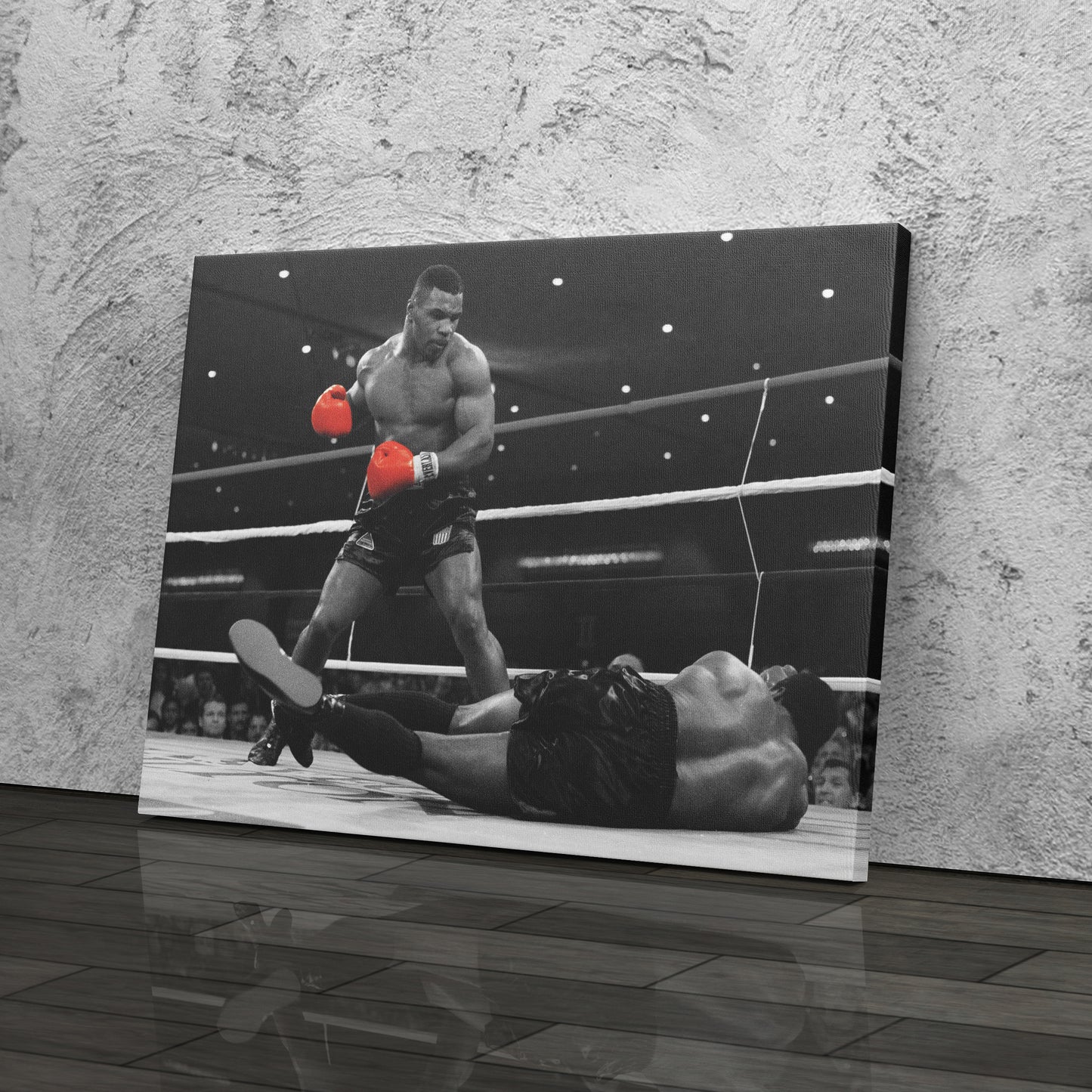 Mike Tyson Boxing Canvas Art – Poster Framed Wall Decor