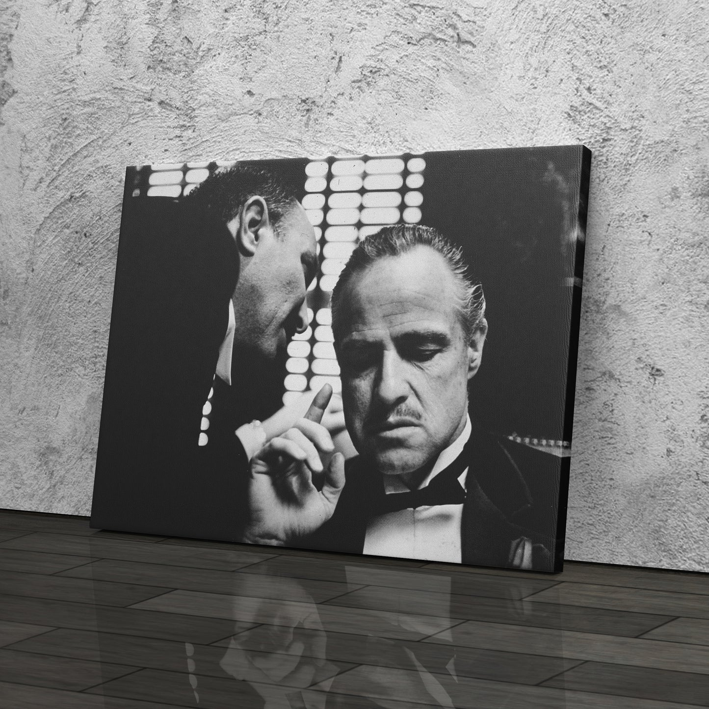 The Godfather - Black and White Canvas Wall Art Decor