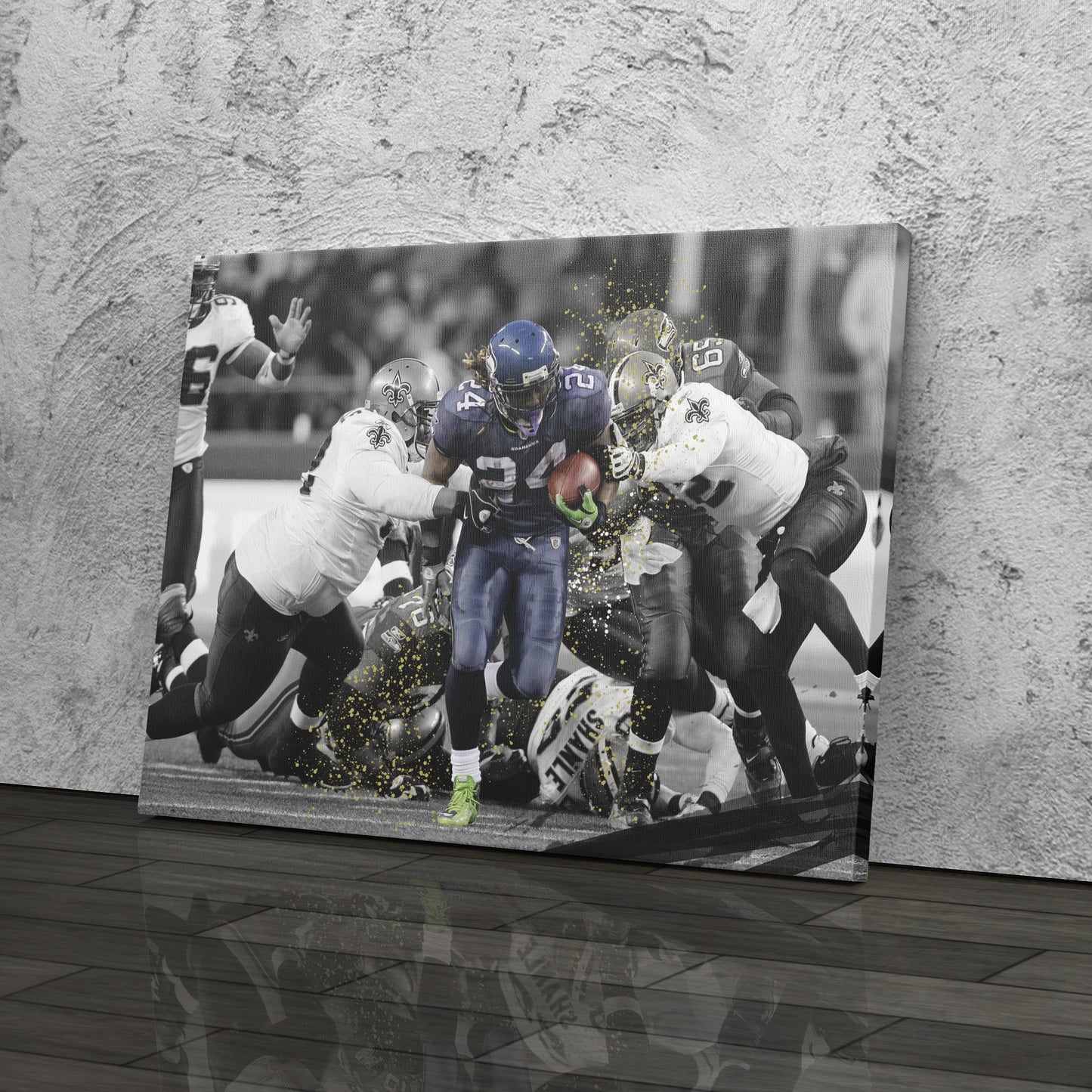 The Beast Quake Seattle Seahawks Canvas Art - NFL Sports Decor Poster