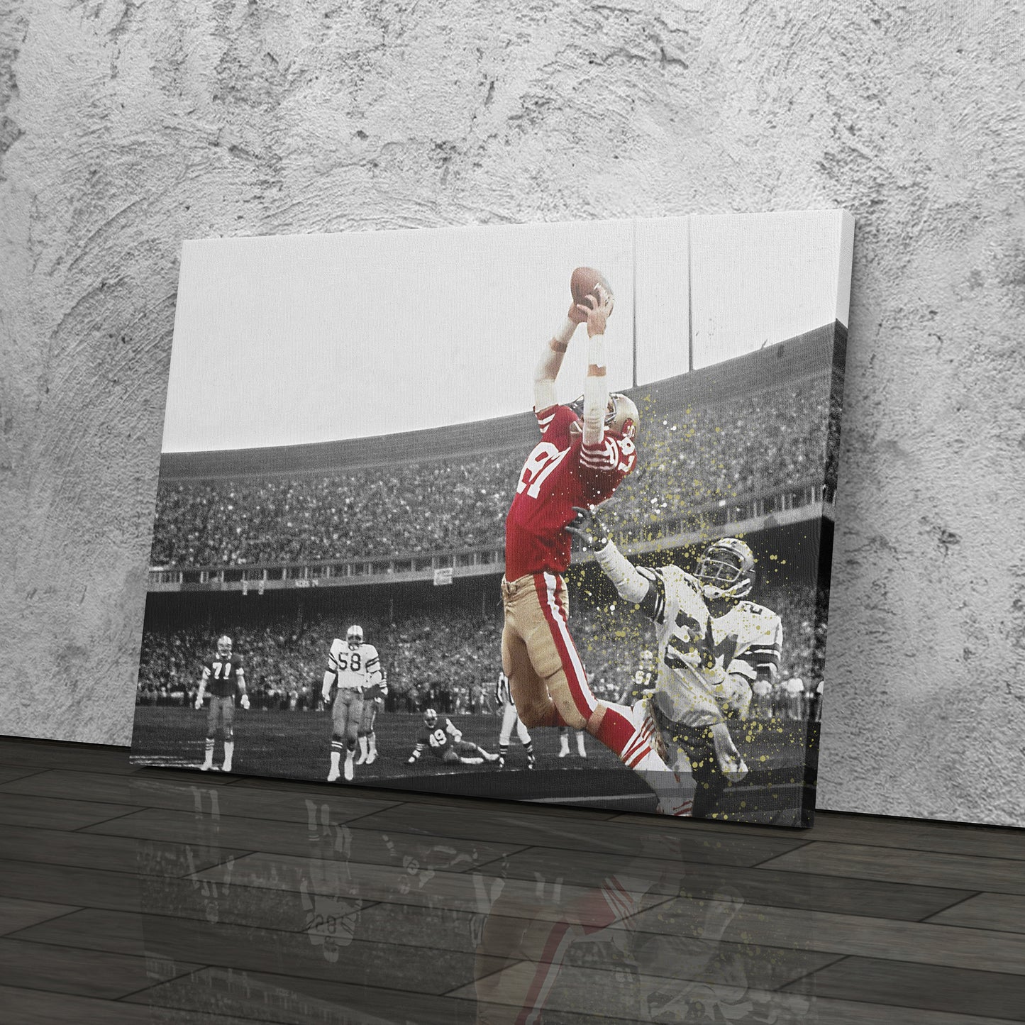 The Catch 49ers vs. Cowboys Canvas Art - NFL Football Wall Decor