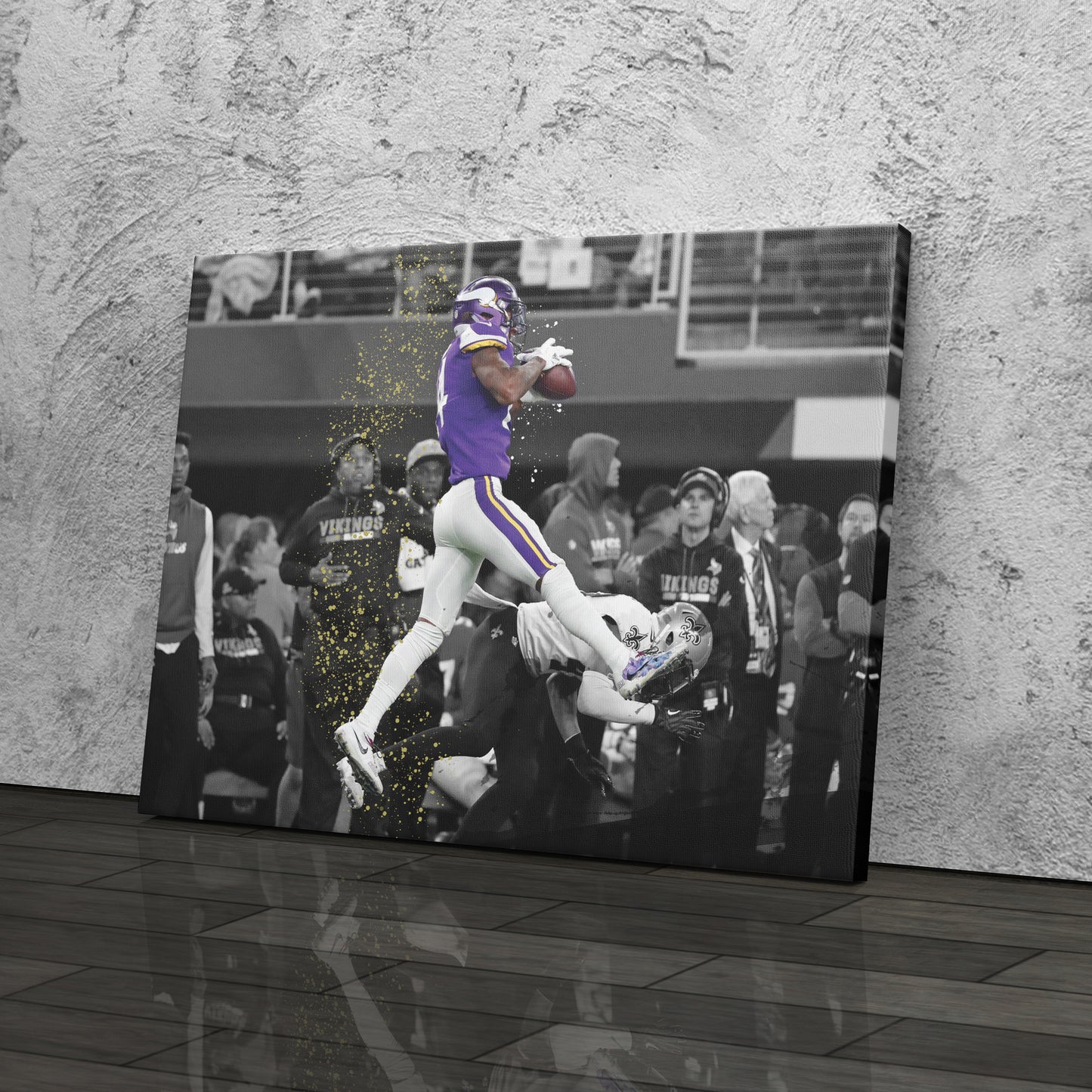 The Minneapolis Miracle Canvas Art - NFL Vikings vs. Saints Poster