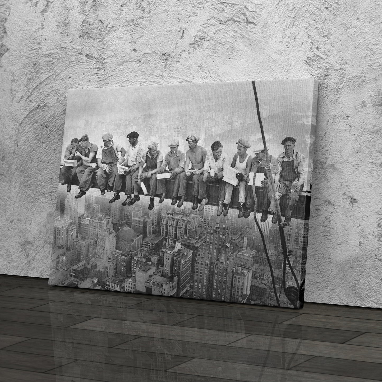 Lunch atop a Skyscraper New York Canvas Wall Art – Iconic Worker Print