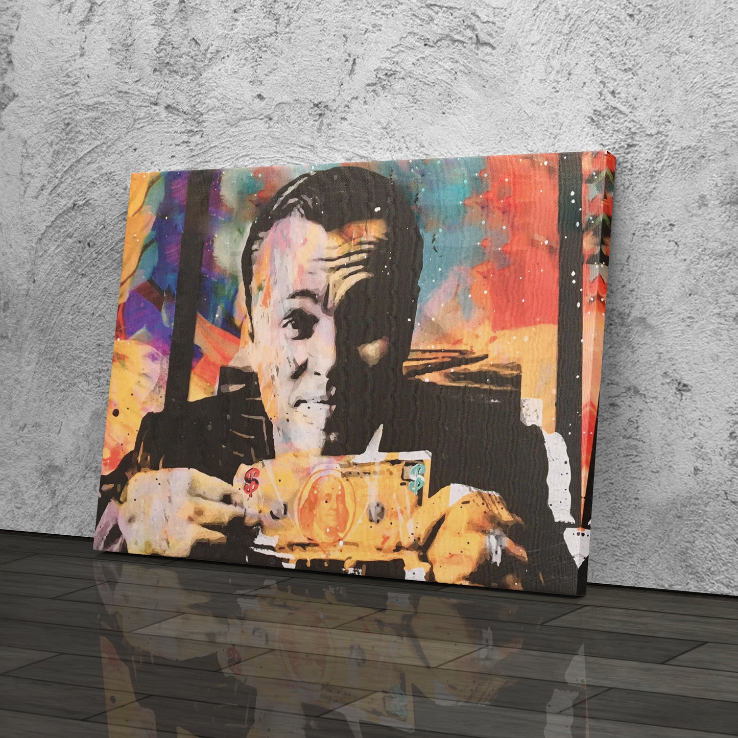 The Wolf of Wall Street Poster – Leonardo DiCaprio Canvas Wall Art Home Decor