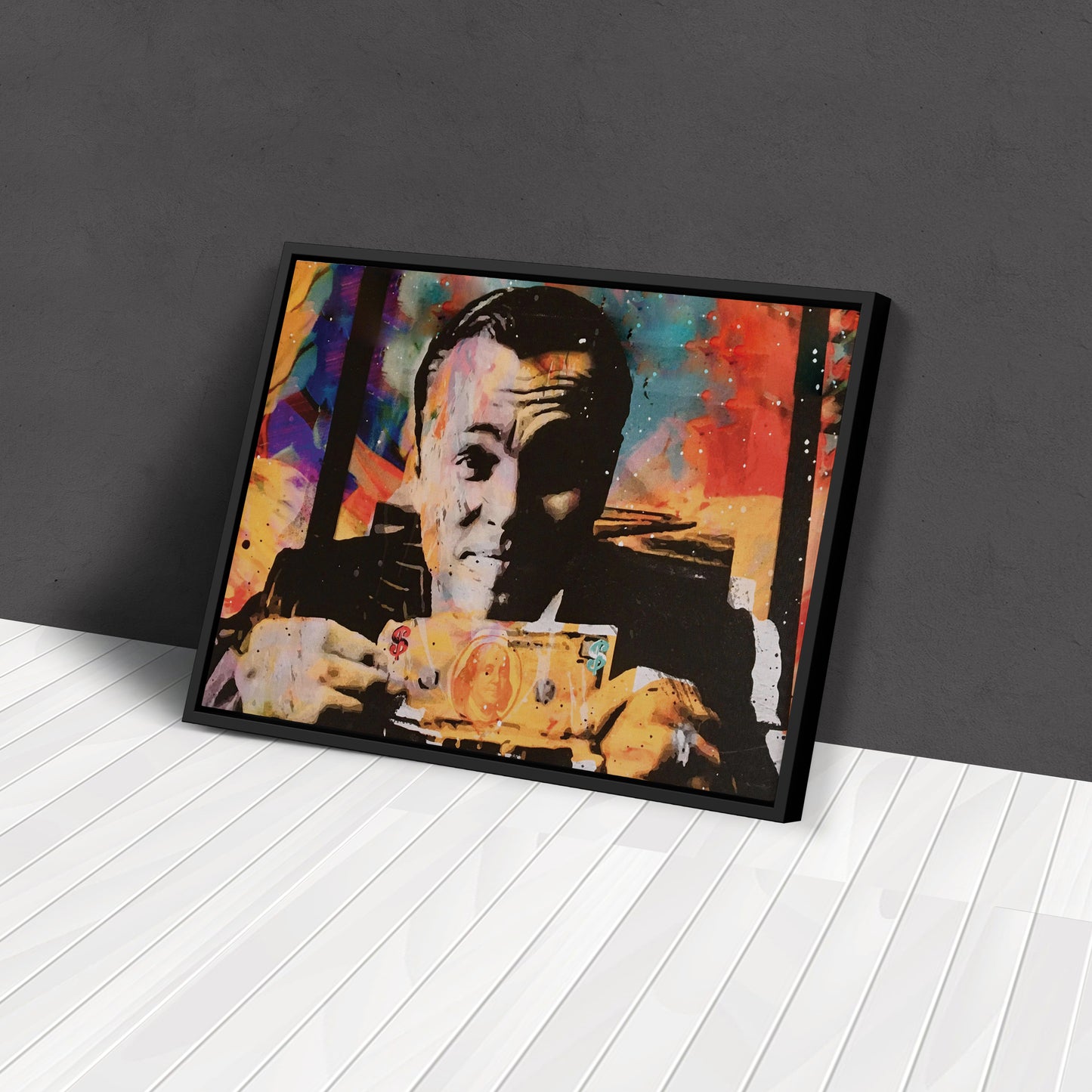 The Wolf of Wall Street Poster – Leonardo DiCaprio Canvas Wall Art Home Decor