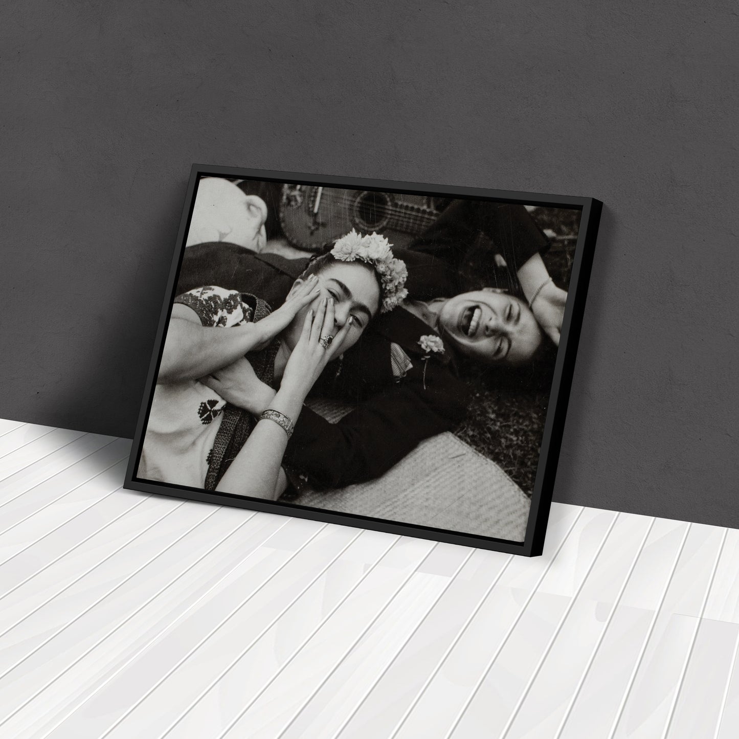 Frida Kahlo and Friend Canvas Wall Art – Painter's Legacy Home Decor