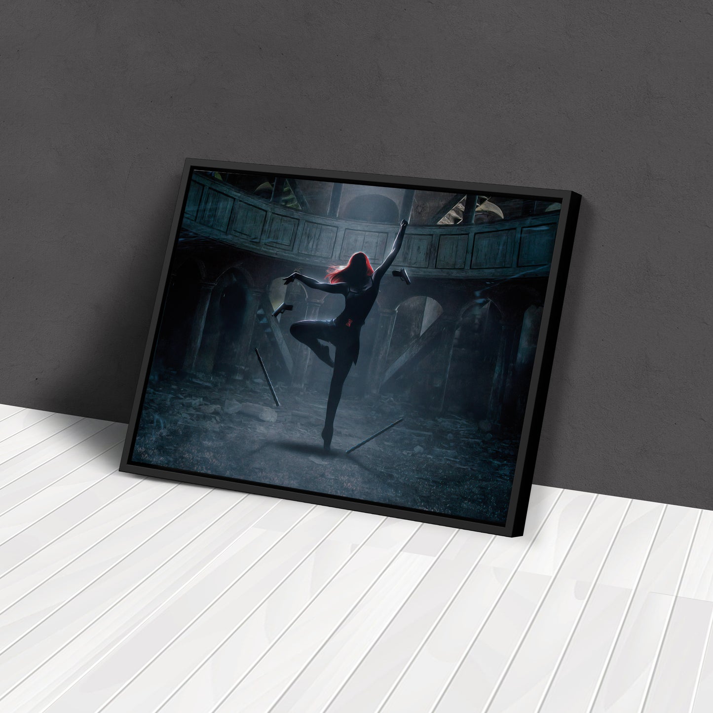 Black Widow Poster Marvel - Canvas Wall Art Decor