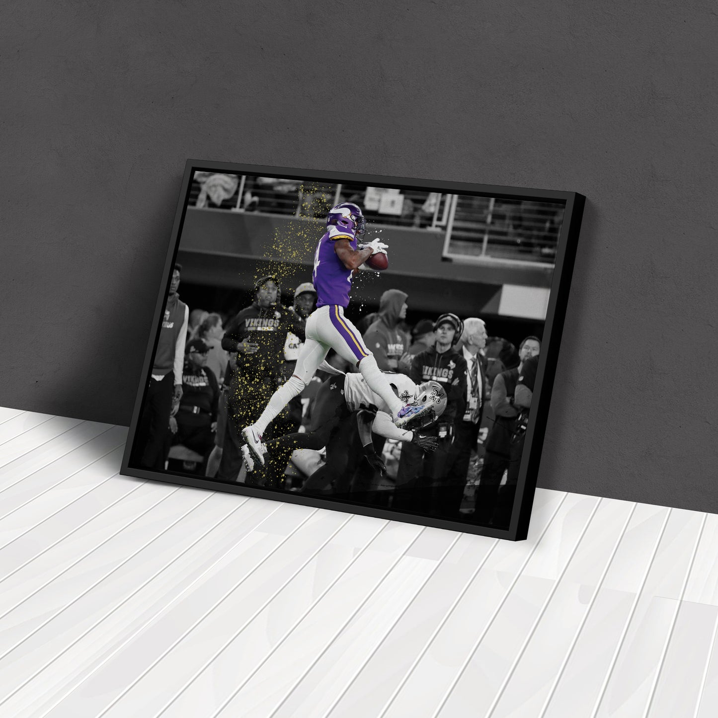 The Minneapolis Miracle Canvas Art - NFL Vikings vs. Saints Poster