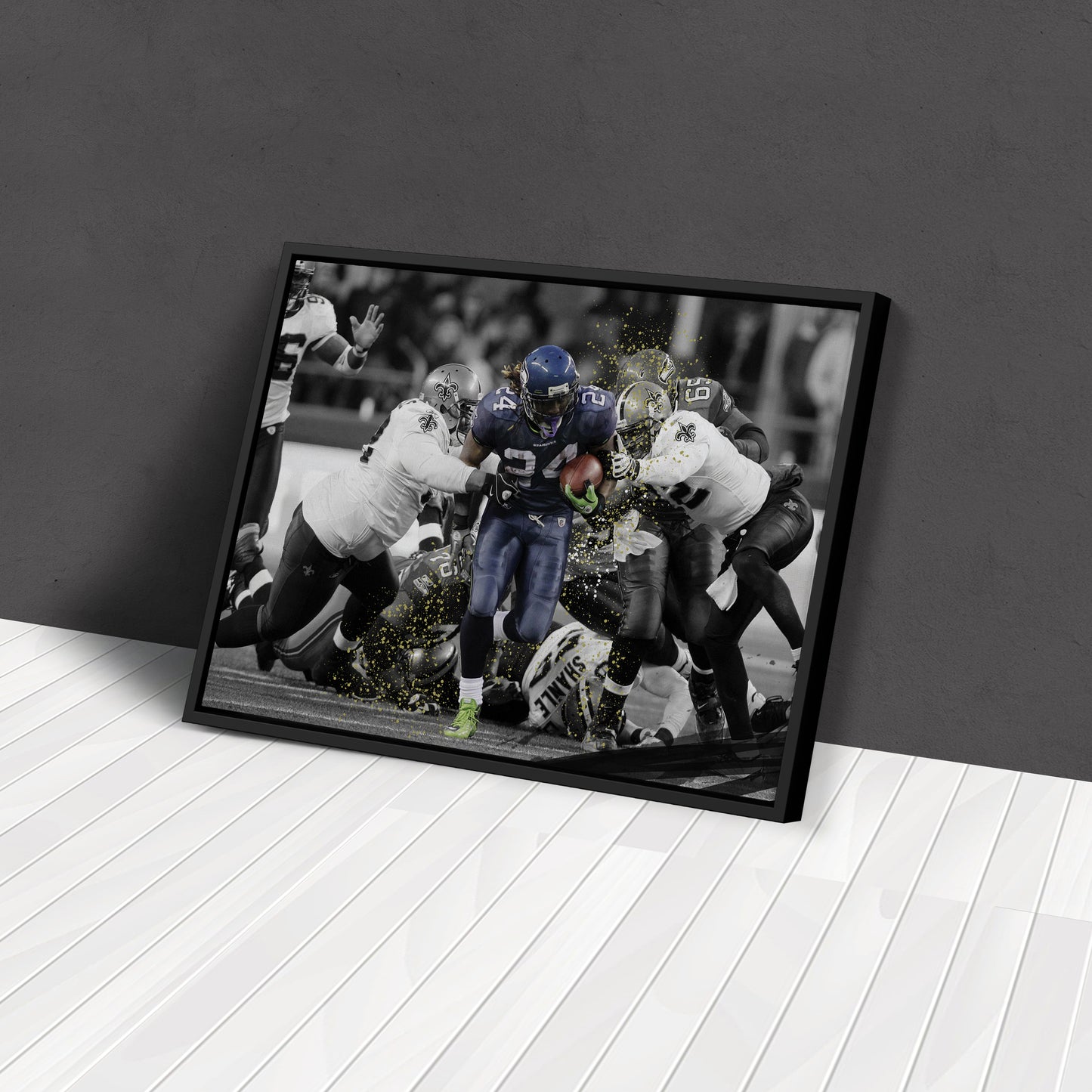 The Beast Quake Seattle Seahawks Canvas Art - NFL Sports Decor Poster
