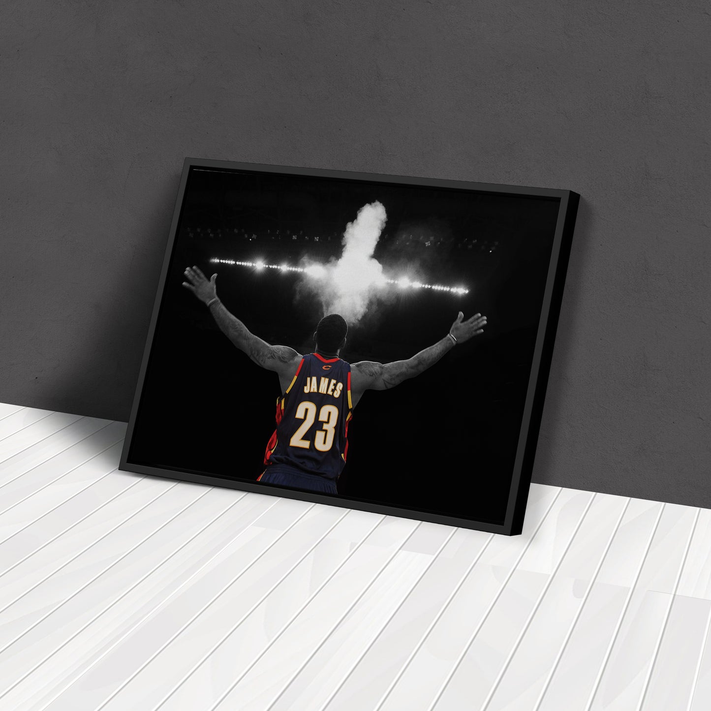LeBron James Cleveland Cavaliers Canvas Wall Art – King’s Court Decor