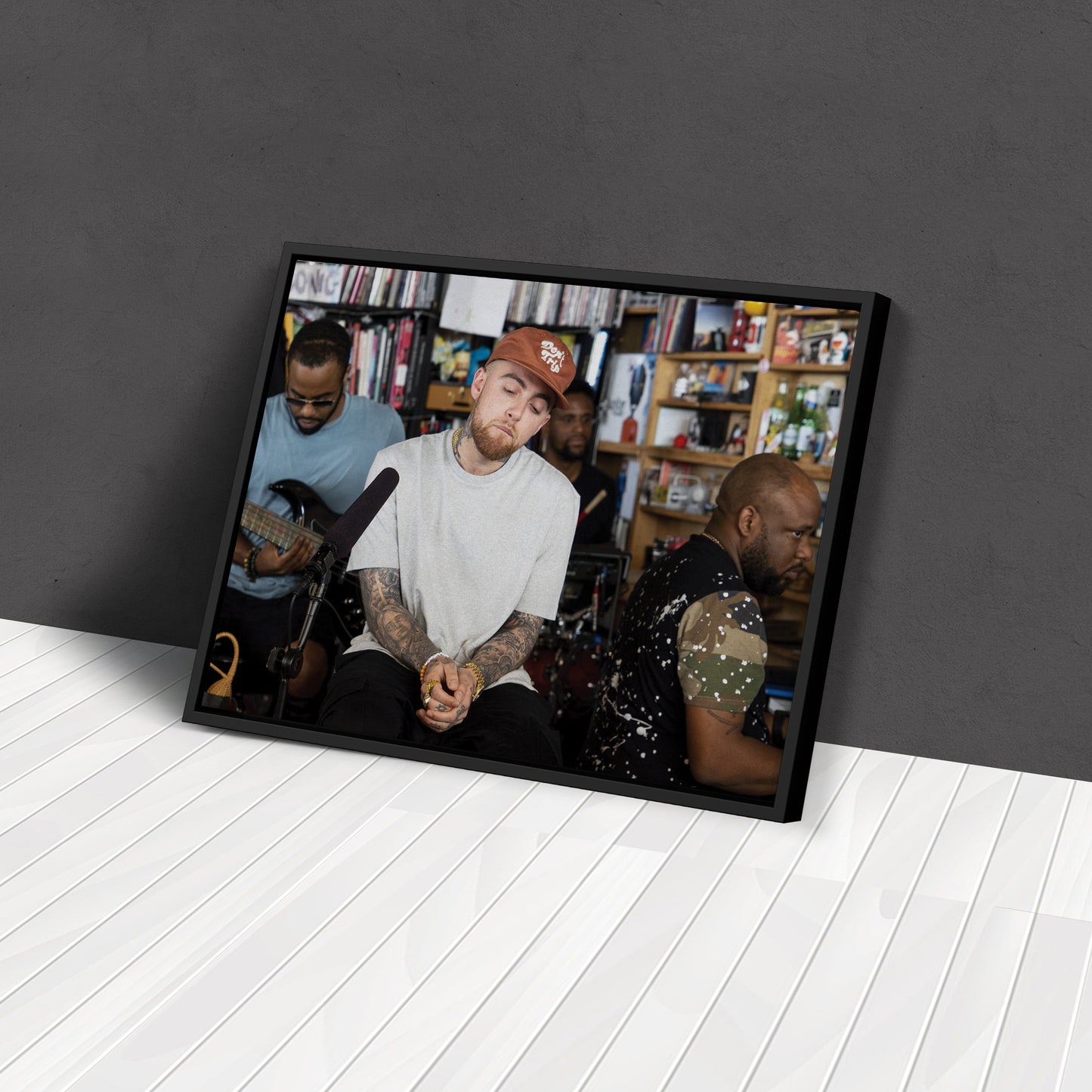 Mac Miller Poster Rapper Canvas Art – A Musical Masterpiece