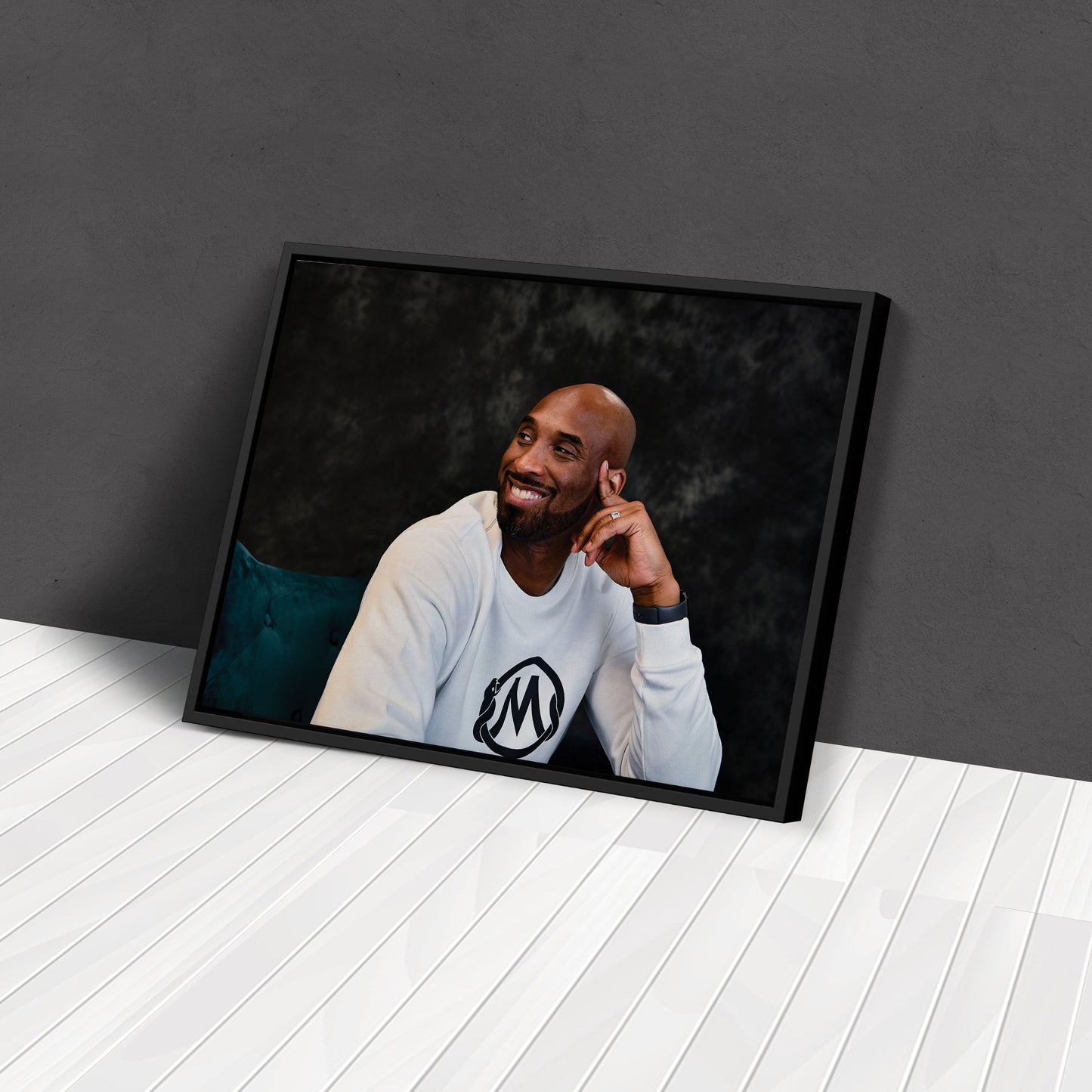Black Mamba Kobe Bryant Basketball Canvas Wall Art – NBA Decor