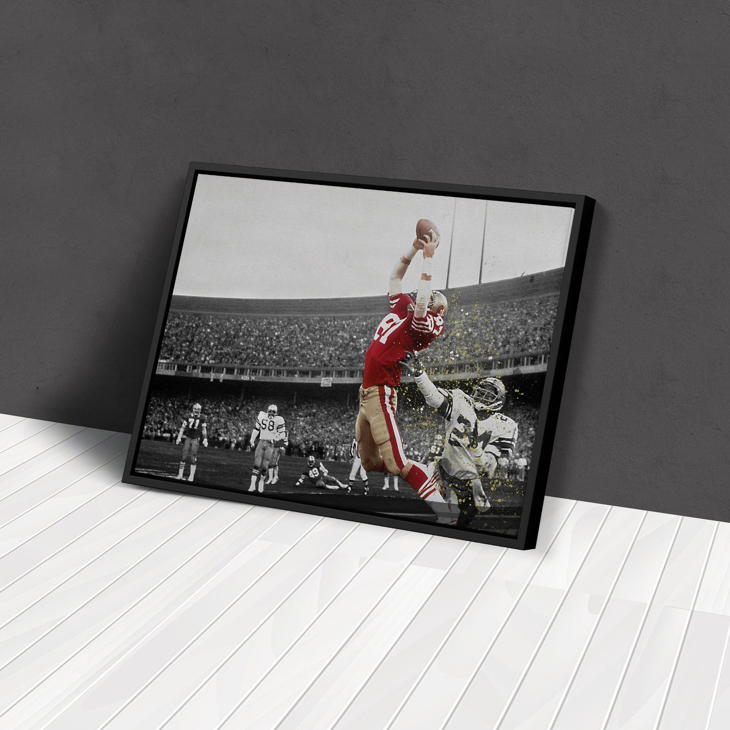 The Catch 49ers vs. Cowboys Canvas Art - NFL Football Wall Decor