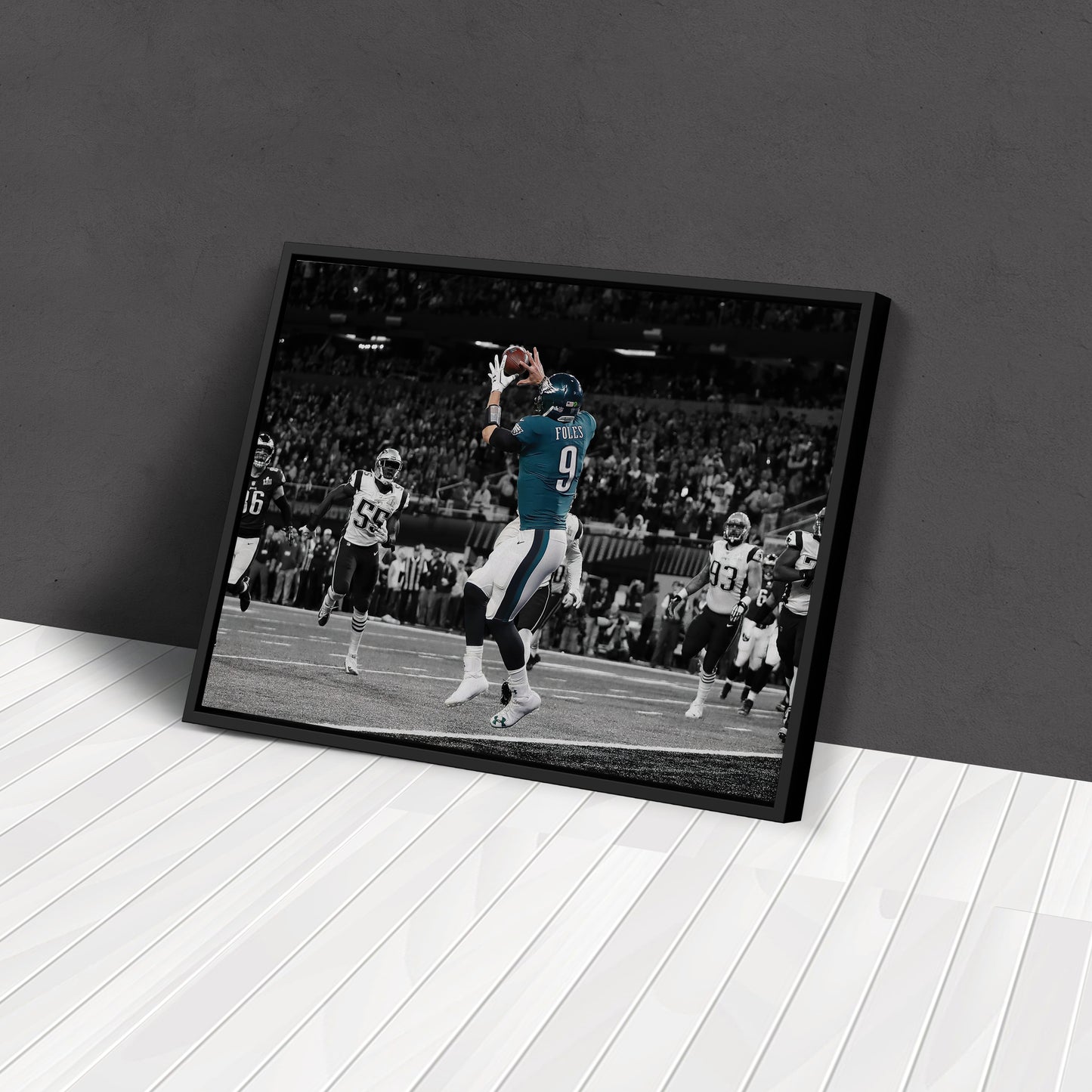 Nick Foles Super Bowl LII Philly Special Canvas Art - NFL Wall Decor