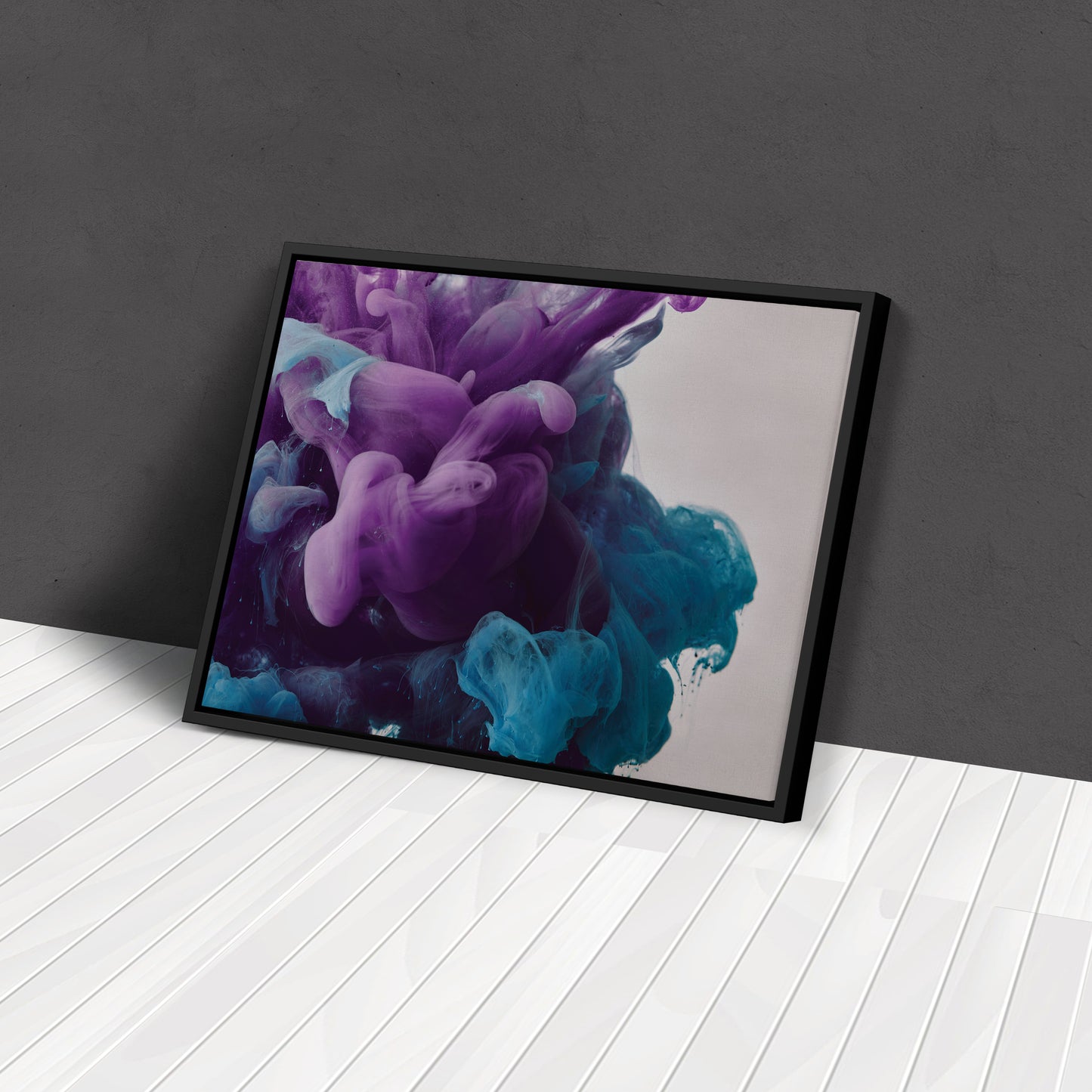 Cloud Poster Abstract Colorful - Canvas Wall Art Decor