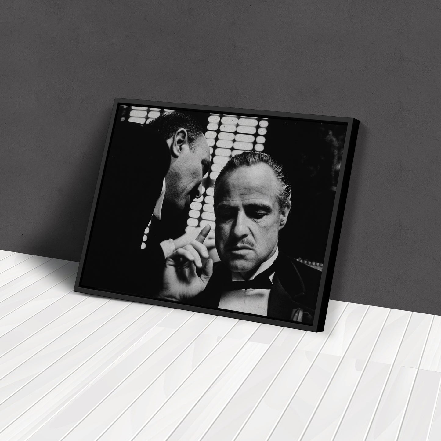 The Godfather - Black and White Canvas Wall Art Decor