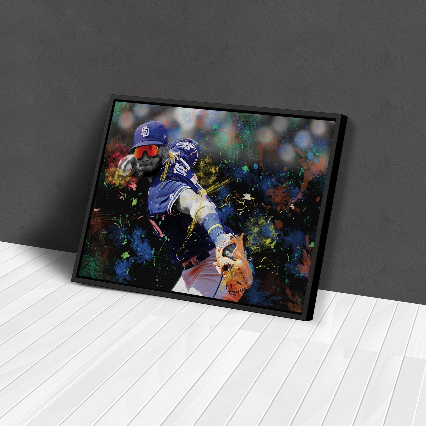 Fernando Tatis Jr. San Diego Padres MLB Canvas Wall Art – Baseball Star Poster