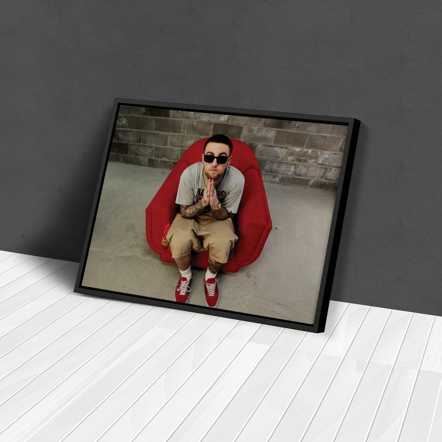 Mac Miller Top Man Canvas Wall Art – A Hip-Hop Legend Print