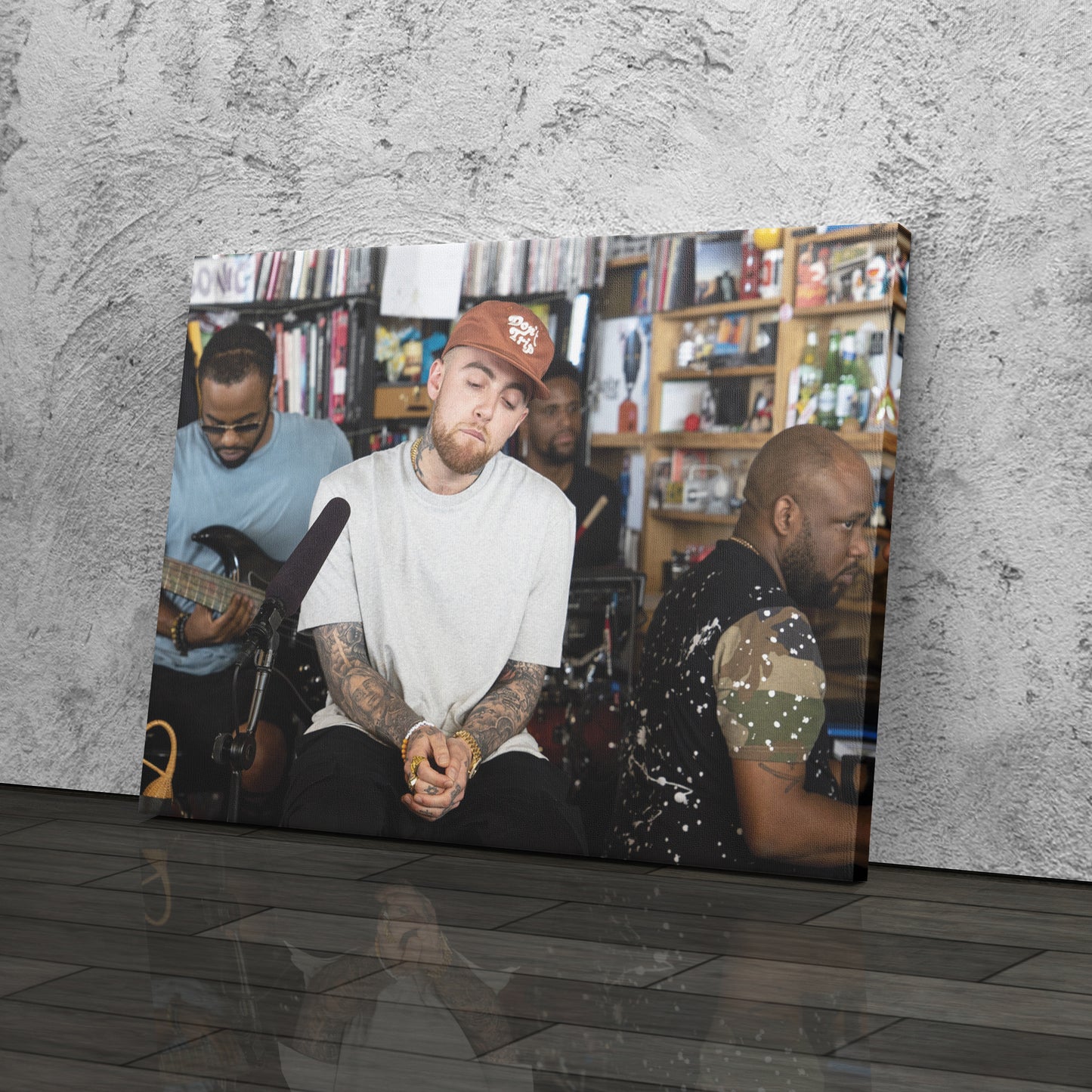 Mac Miller Poster Rapper Canvas Art – A Musical Masterpiece
