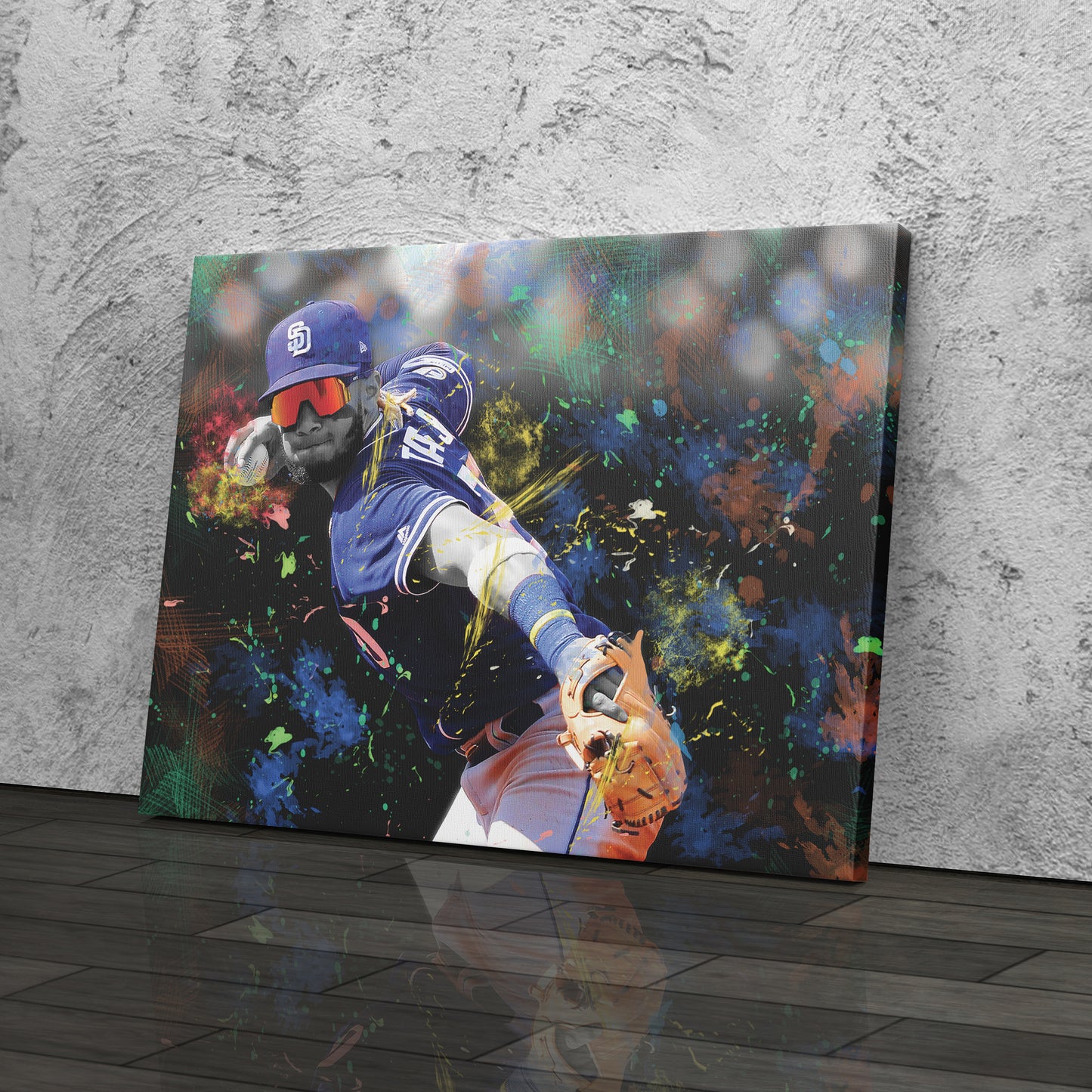 Fernando Tatis Jr. San Diego Padres MLB Canvas Wall Art – Baseball Star Poster